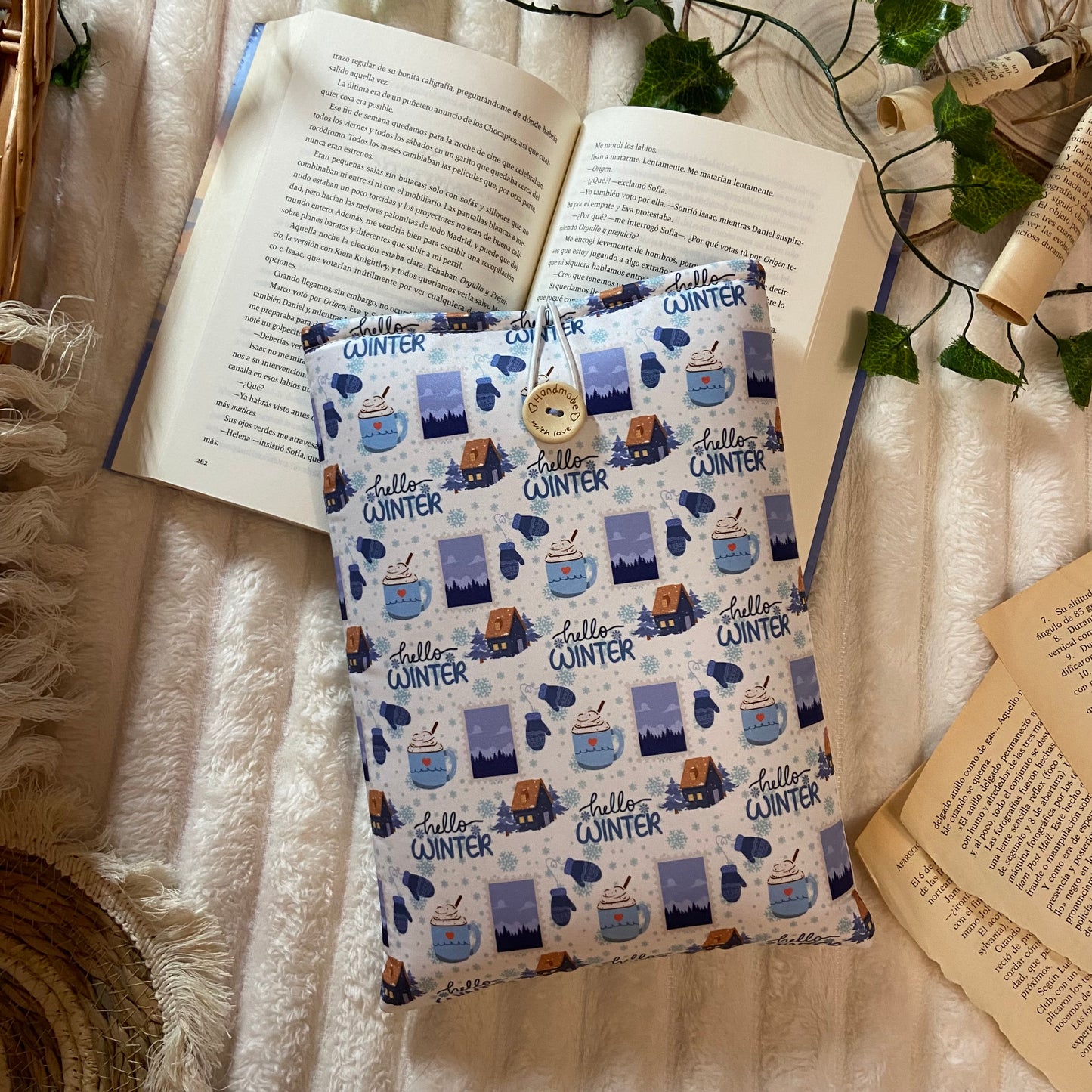 Funda literaria hello winter outlet