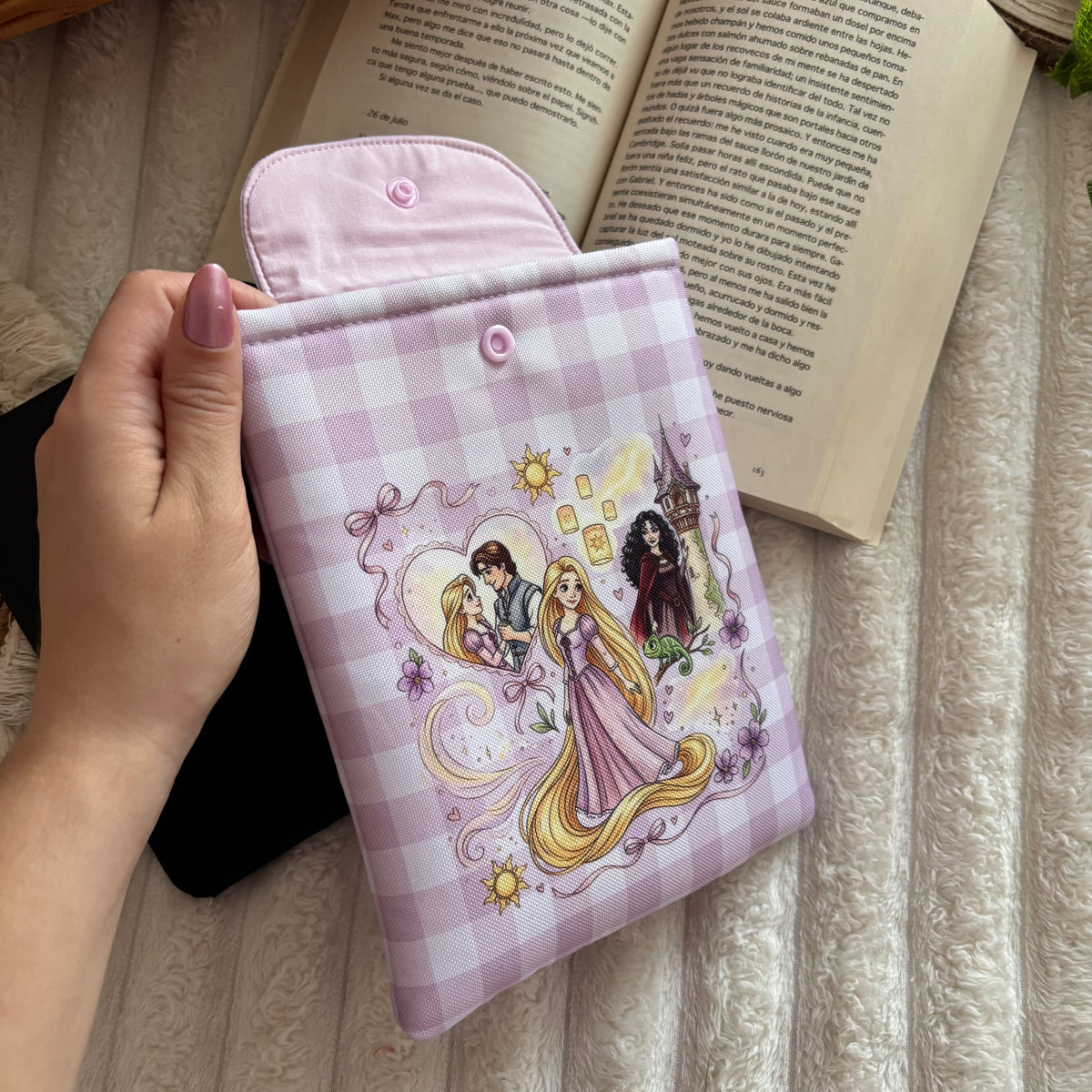Funda kindle/kobo érase una vez Rapunzel impermeable