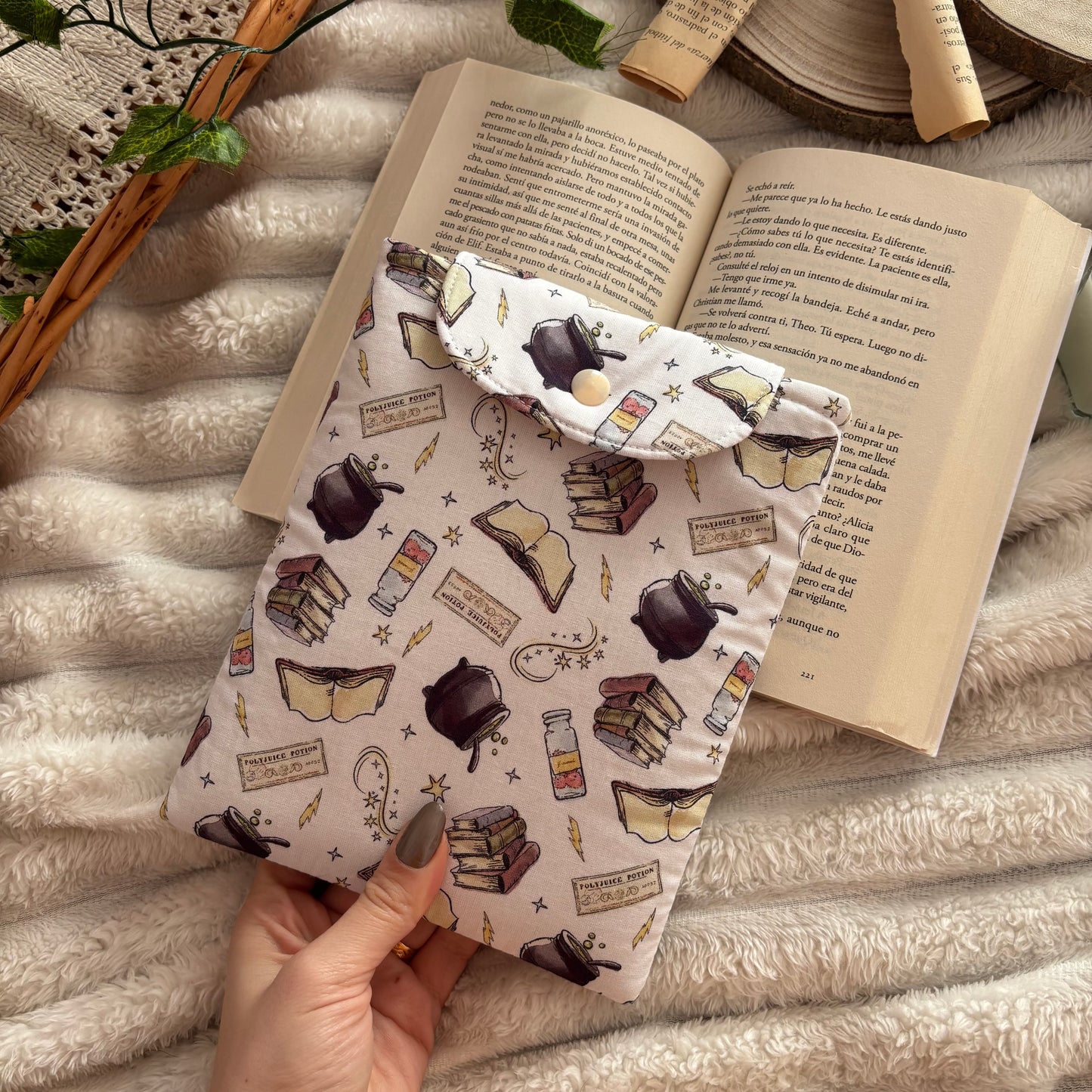 Funda para ebook polyjuice potion