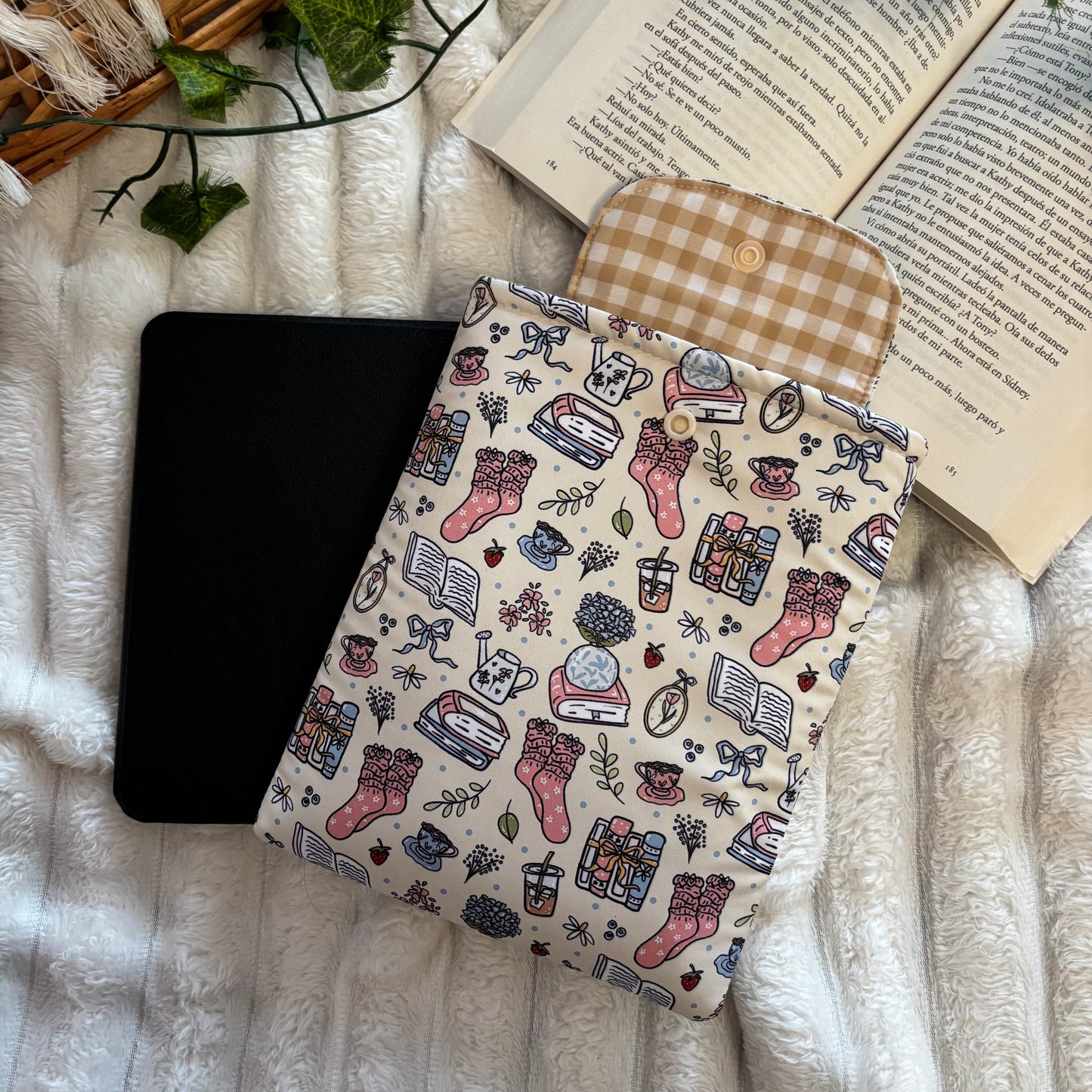 Funda kindle/kobo libra colour spring is coming