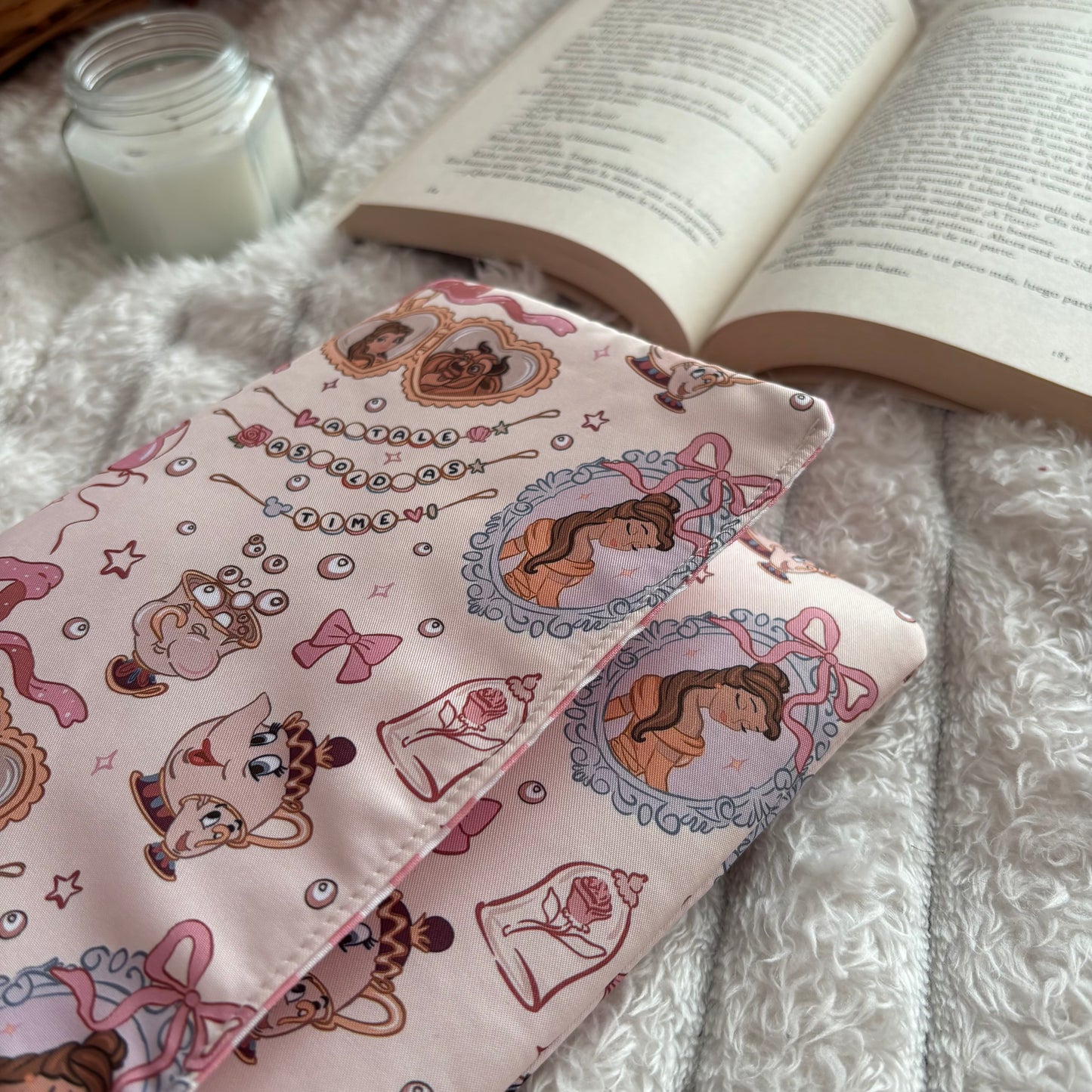 Funda de solapas para ebook Tale as old as time Bella y Bestia