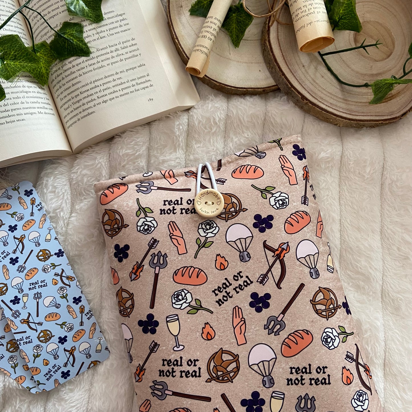 Funda literaria Los juegos del hambre