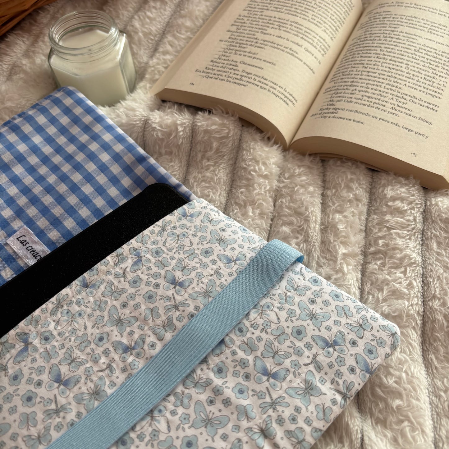 Funda de solapas para ebook blue happiness