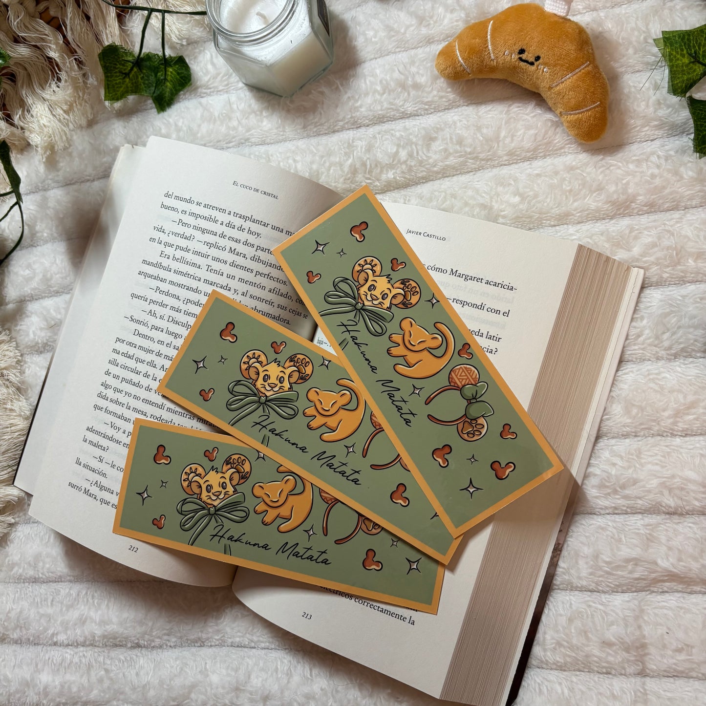 Marcapáginas El Rey León Hakuna Matata