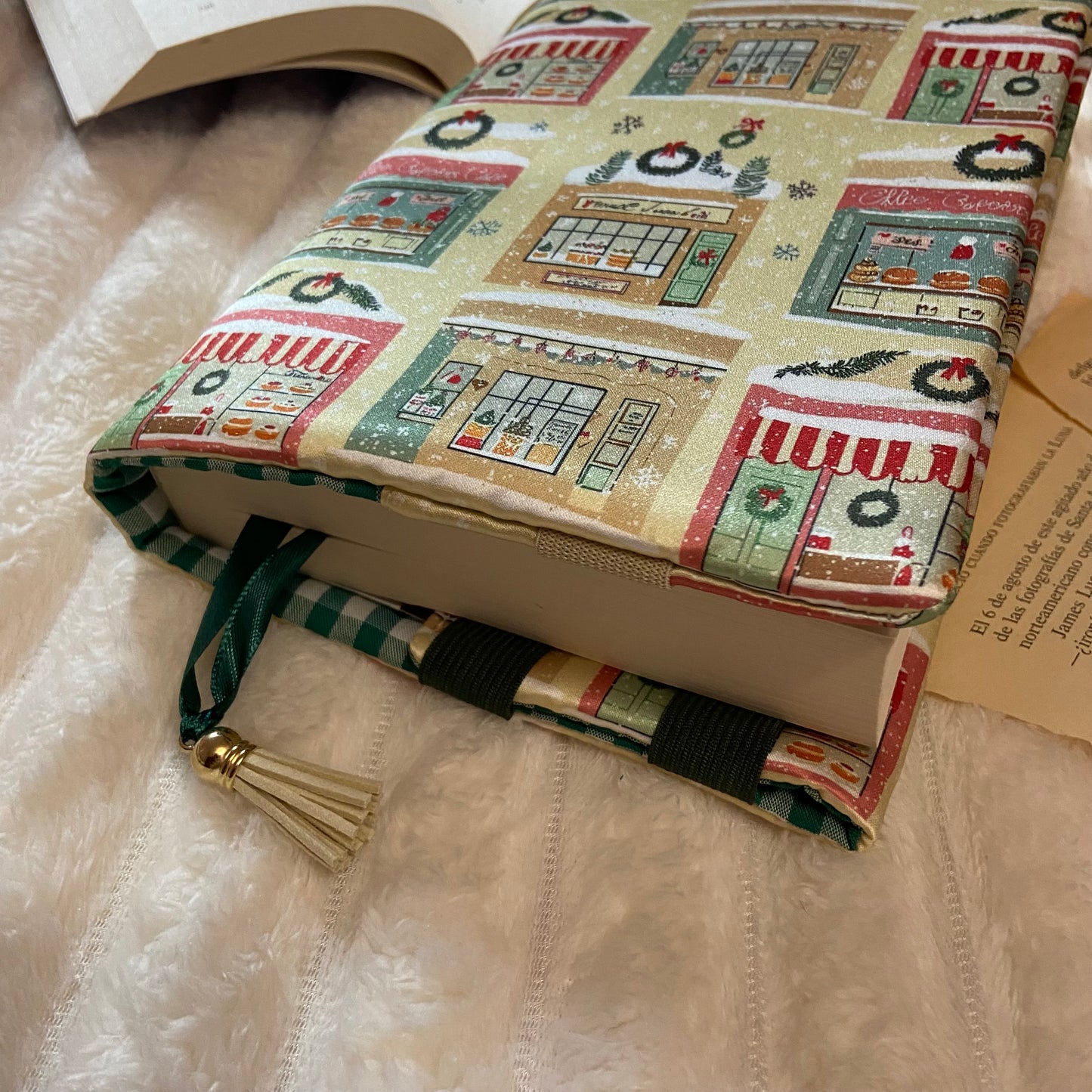 Funda ajustable tiendas navideñas