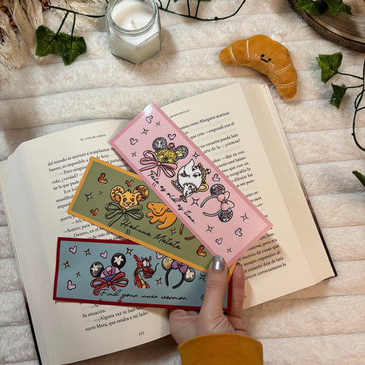 Pack 3 marcapáginas Disney