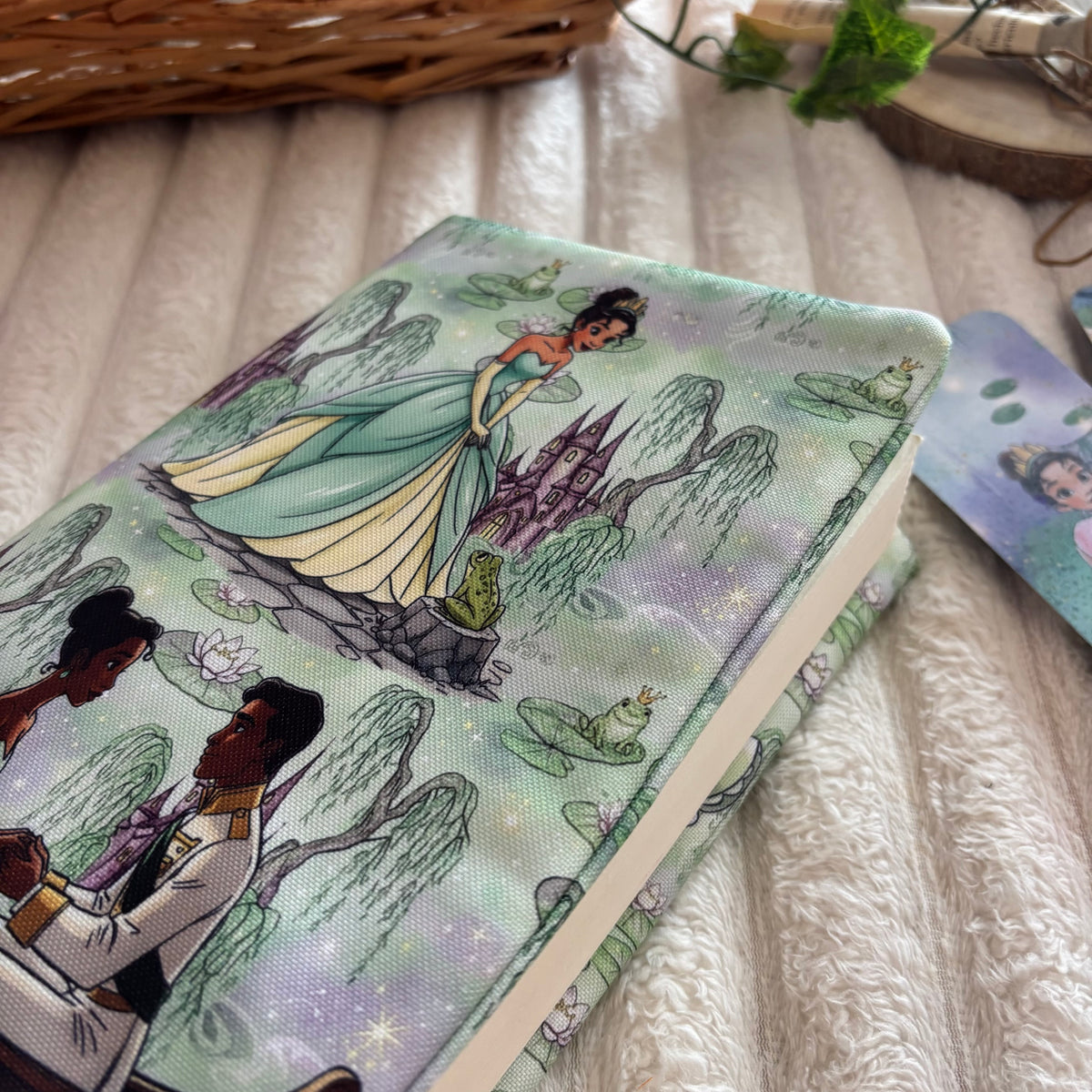 Funda ajustable Tiana y el sapo impermeable