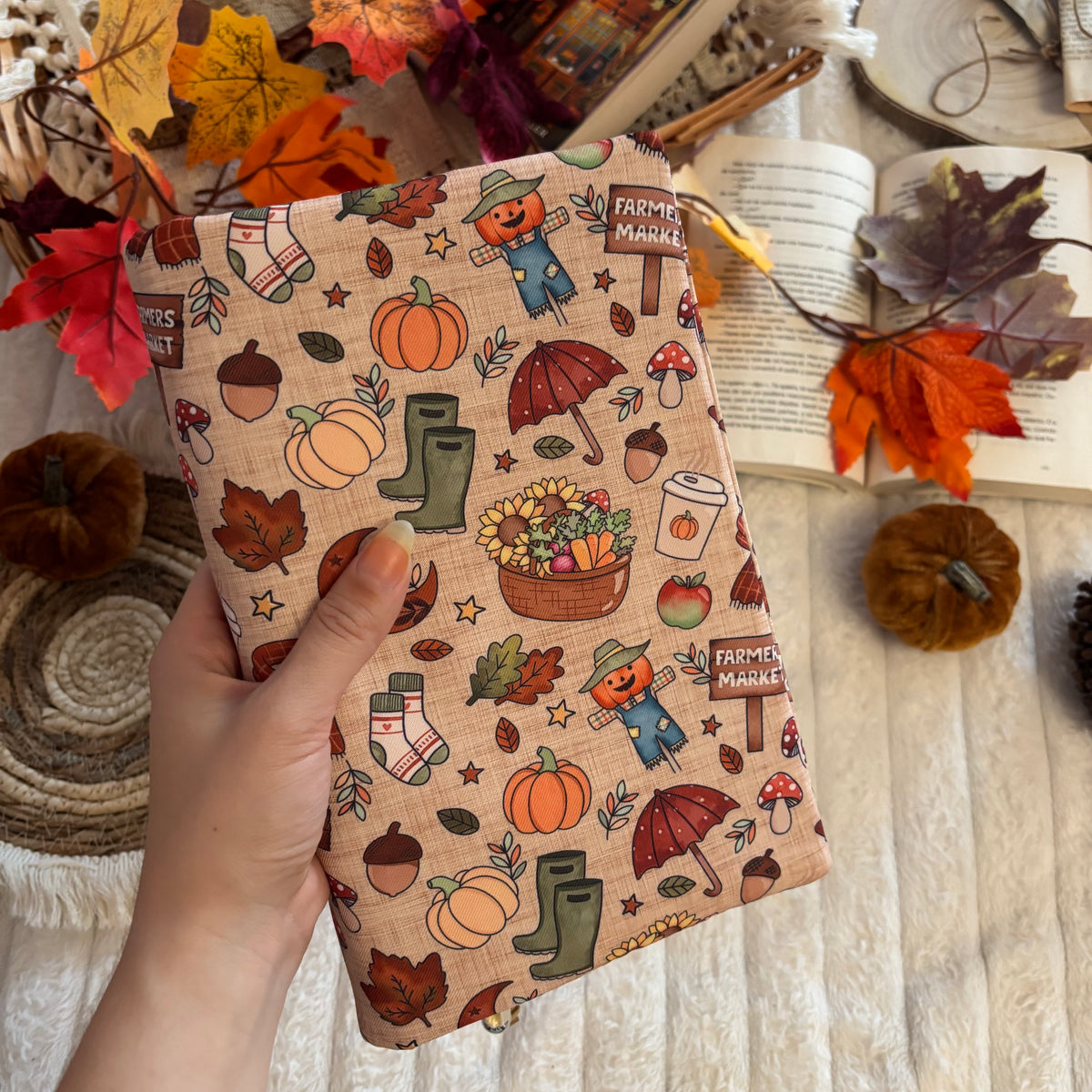 Funda ajustable farmer market in Autumn