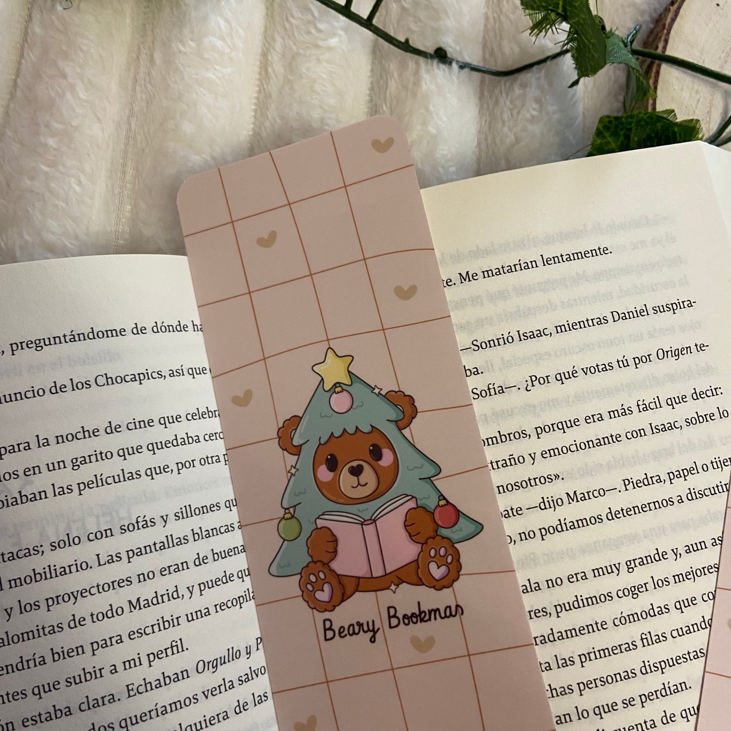 Marcapáginas beary bookmas