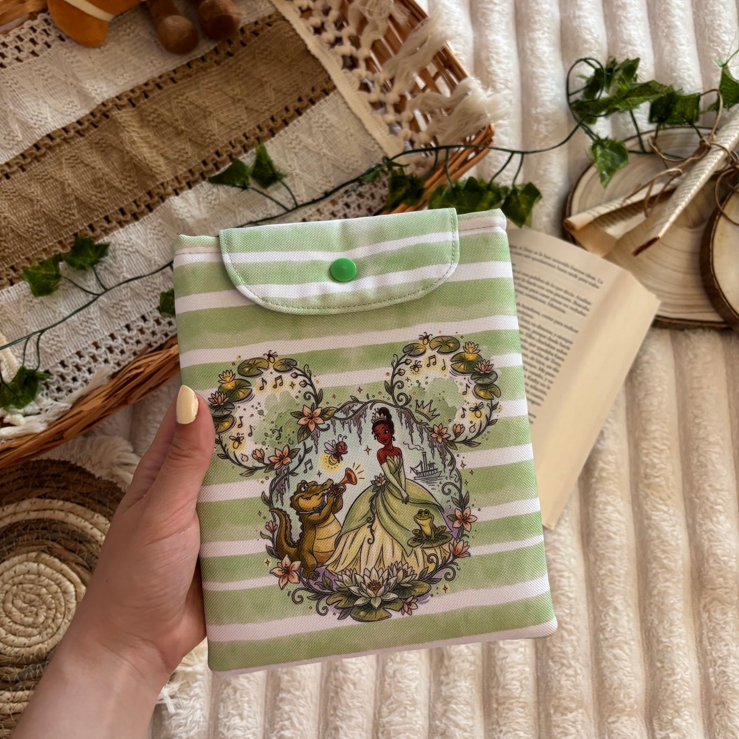 Funda kindle/kobo princesa Tiana impermeable