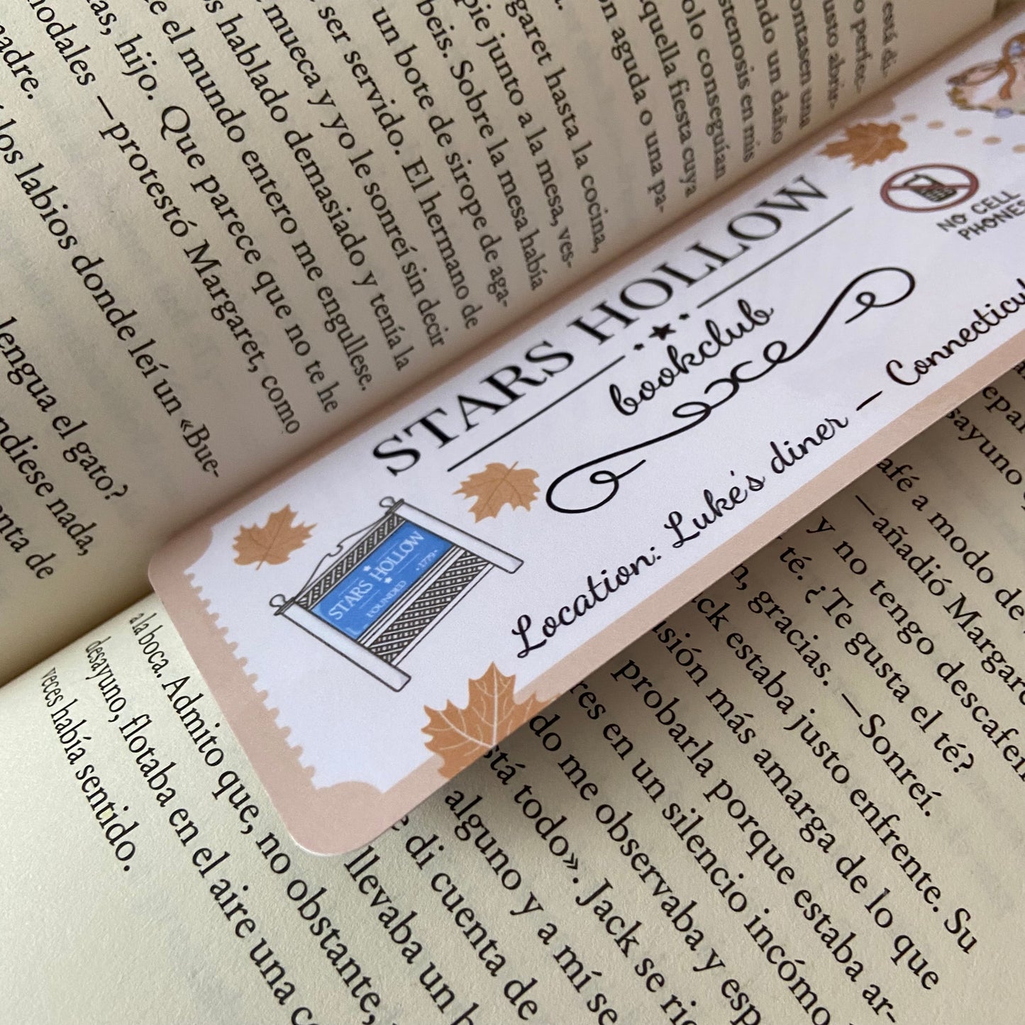 Marcapáginas Stars Hollow bookclub