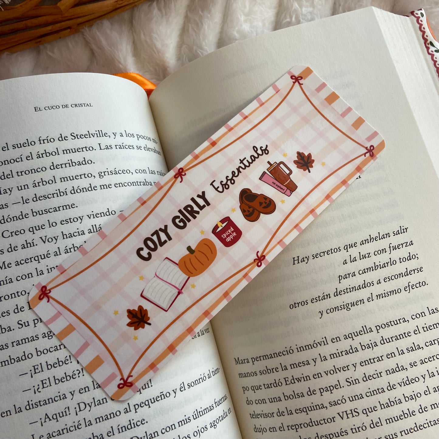 Pack 3 marcapáginas Pumpkin spice
