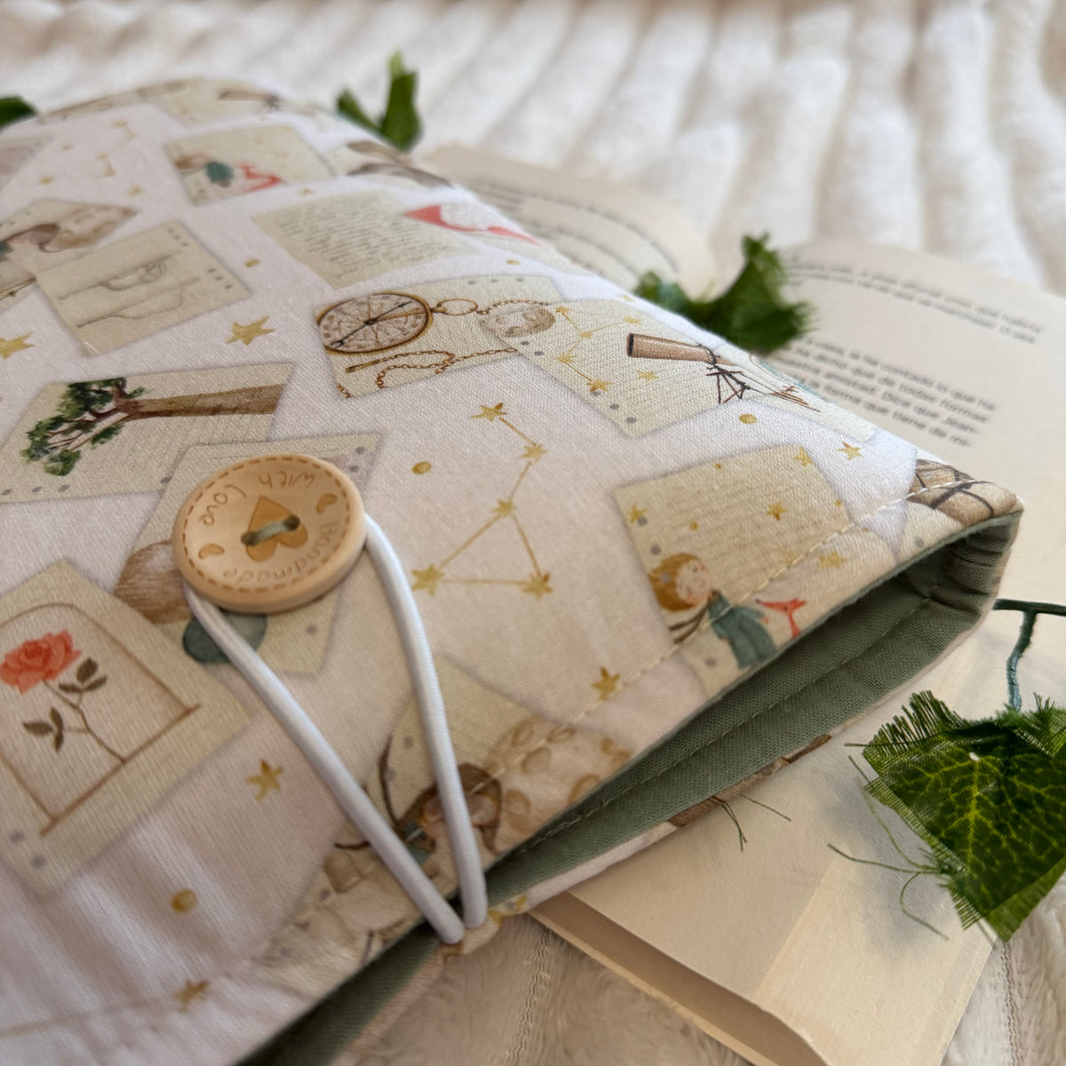 Funda literaria hojas Principito