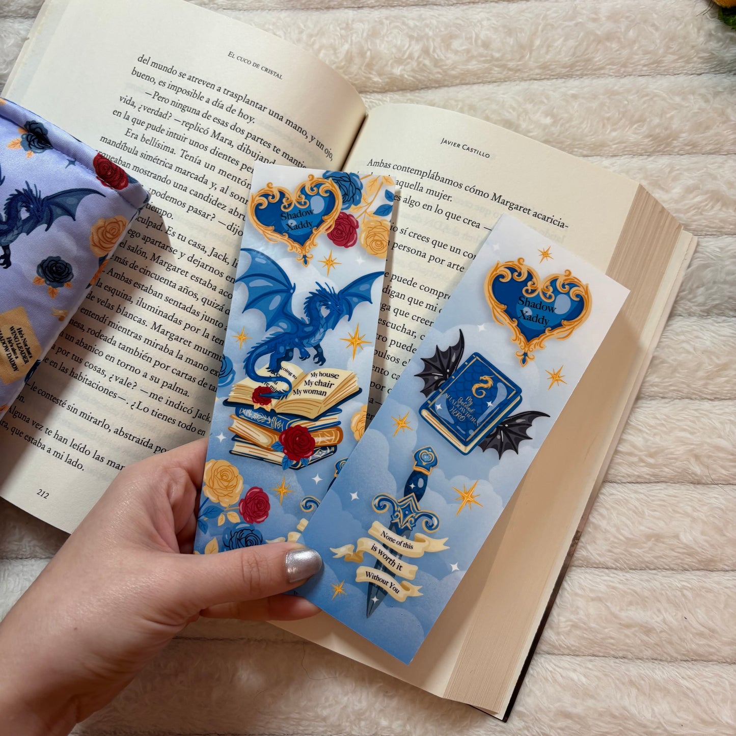 Pack 5 marcapáginas dragones