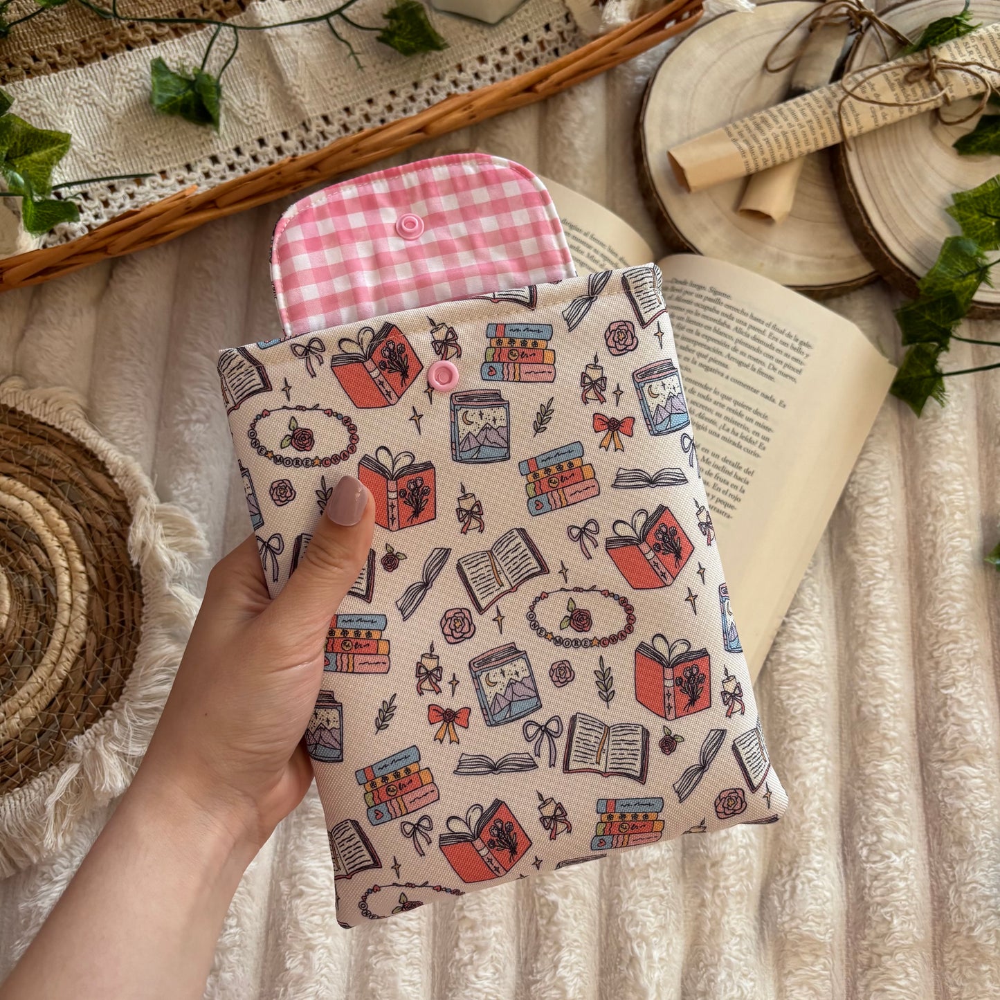 Funda kindle/kobo libra colour lectura en sueños impermeable
