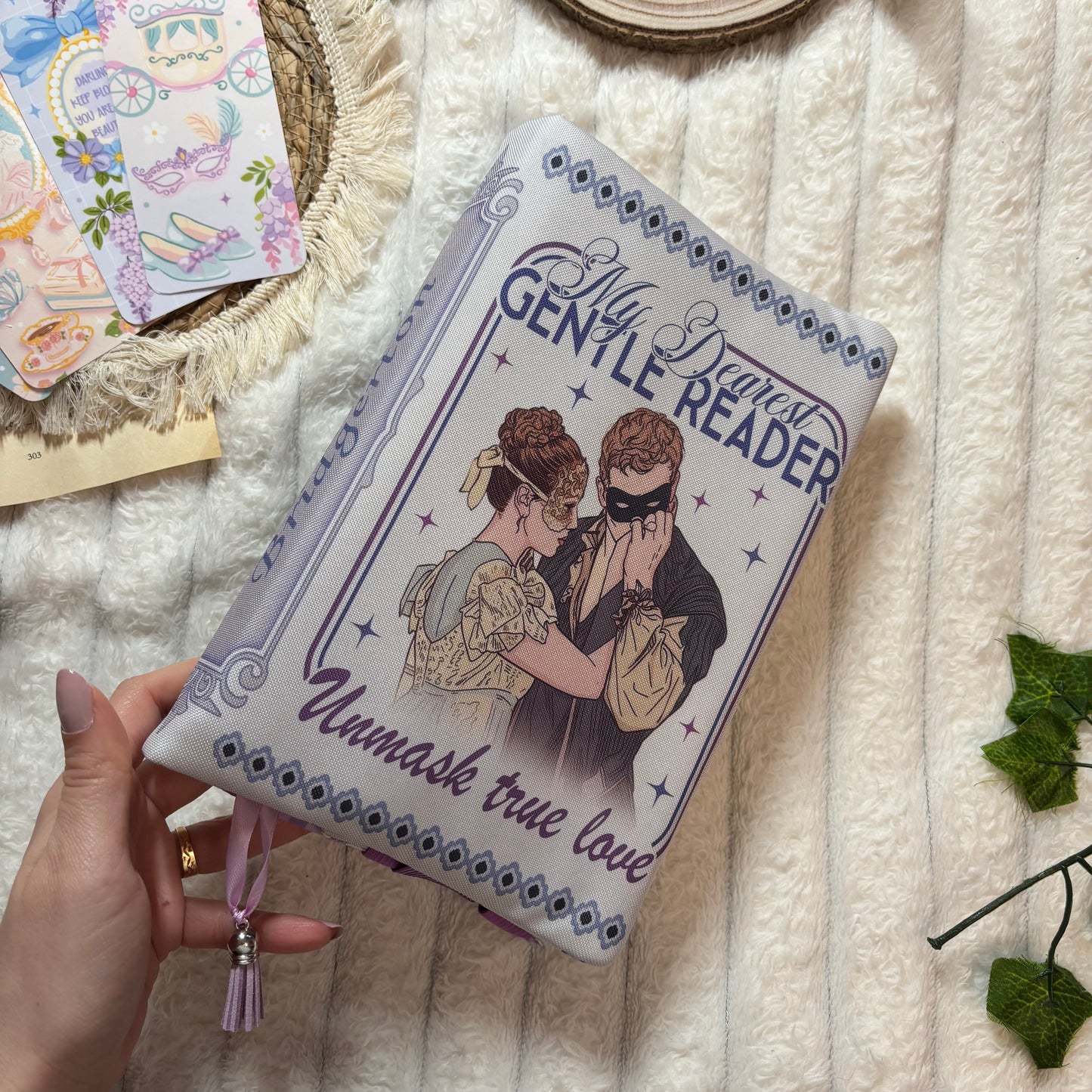 Funda ajustable Bridgerton My dearest gentle reader impermeable