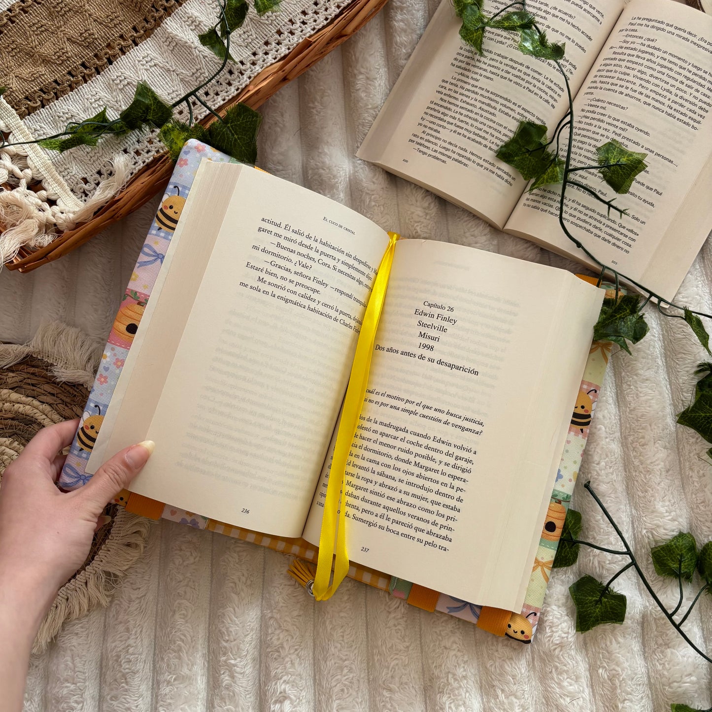 Funda ajustable abejitas impermeable