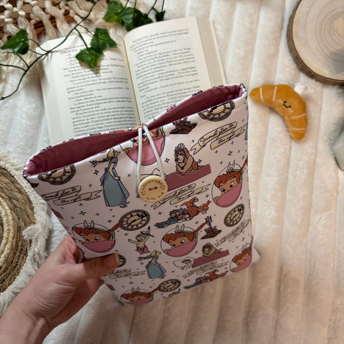 Funda literaria niños perdidos Peter Pan