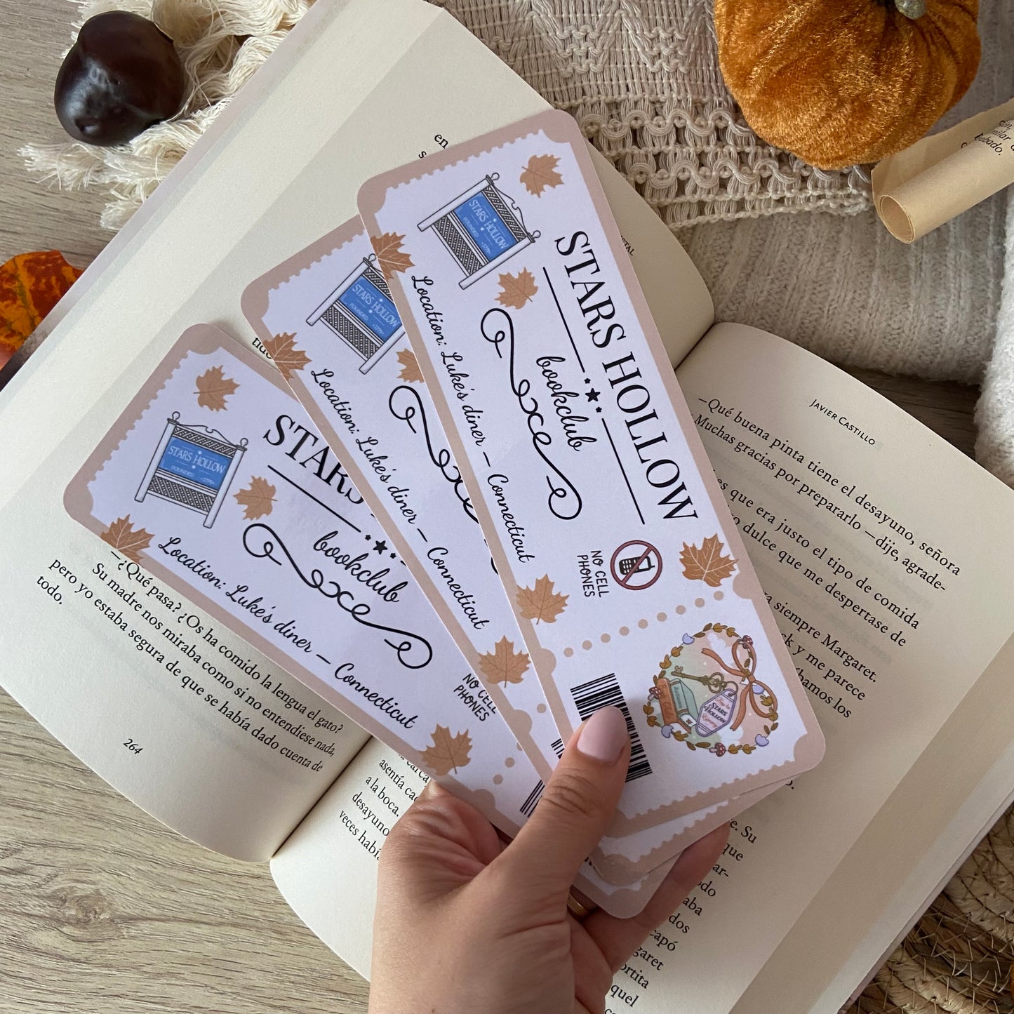 Marcapáginas Stars Hollow bookclub