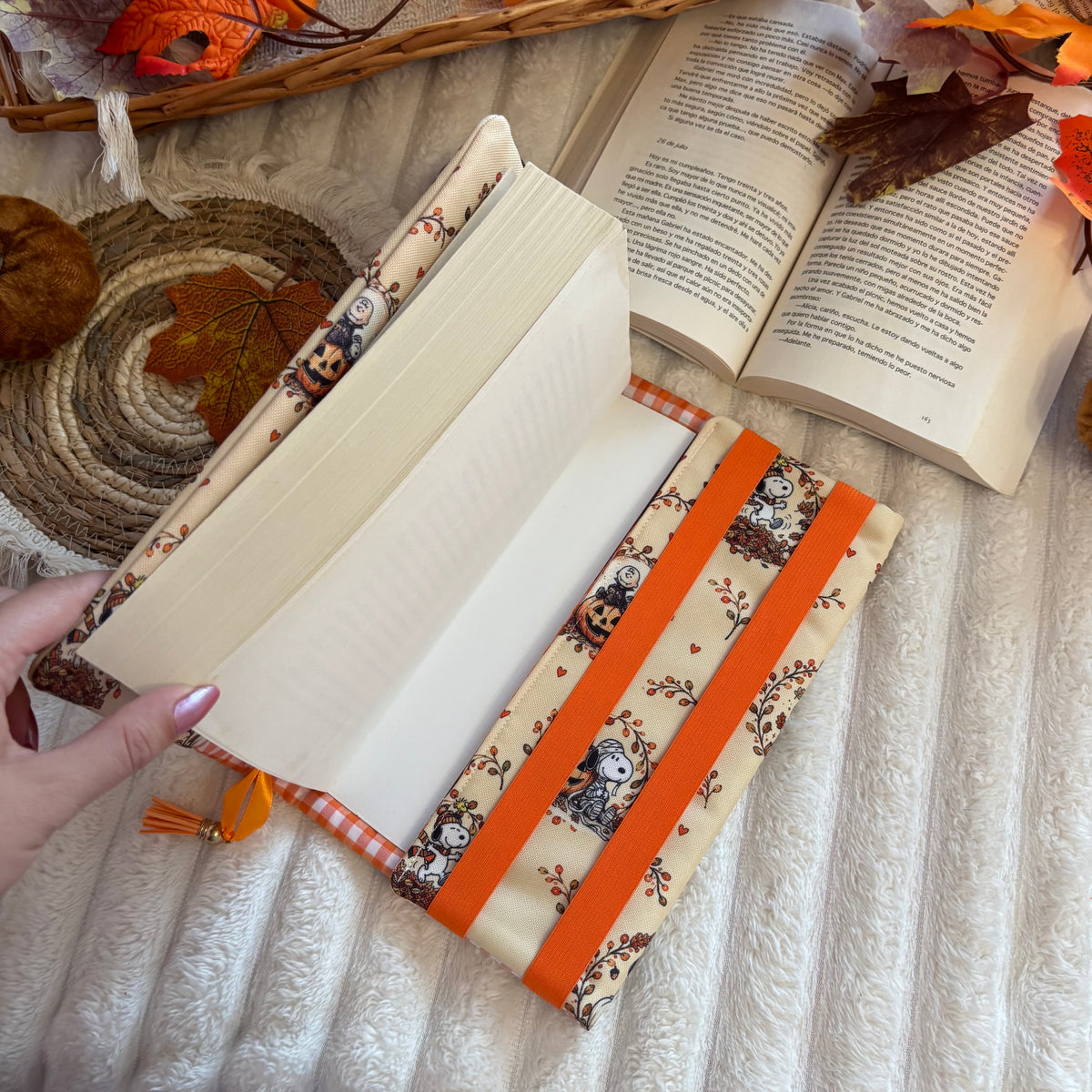 Funda ajustable Hello Autumn Snoopy impermeable