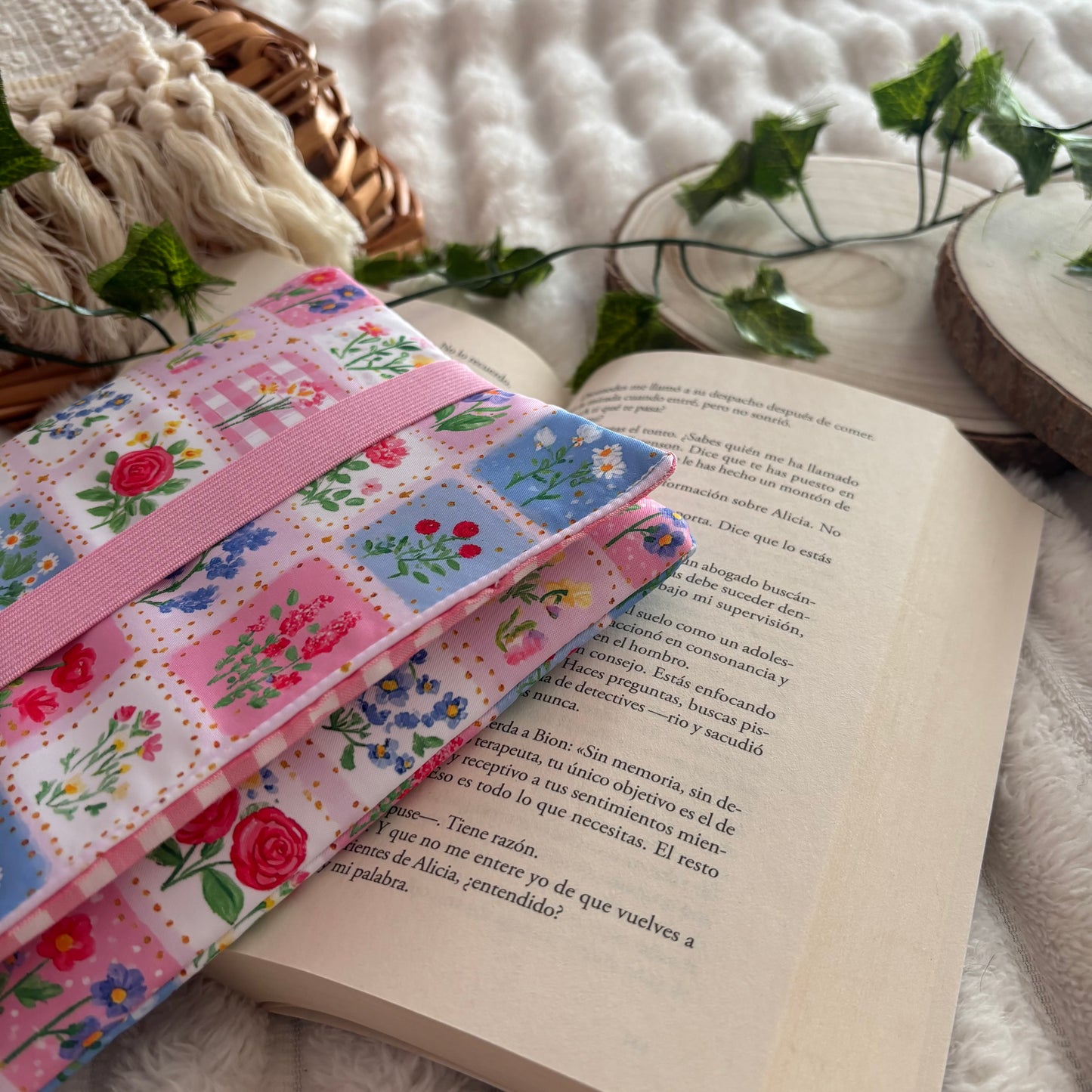 Funda de solapas para ebook esencia primaveral