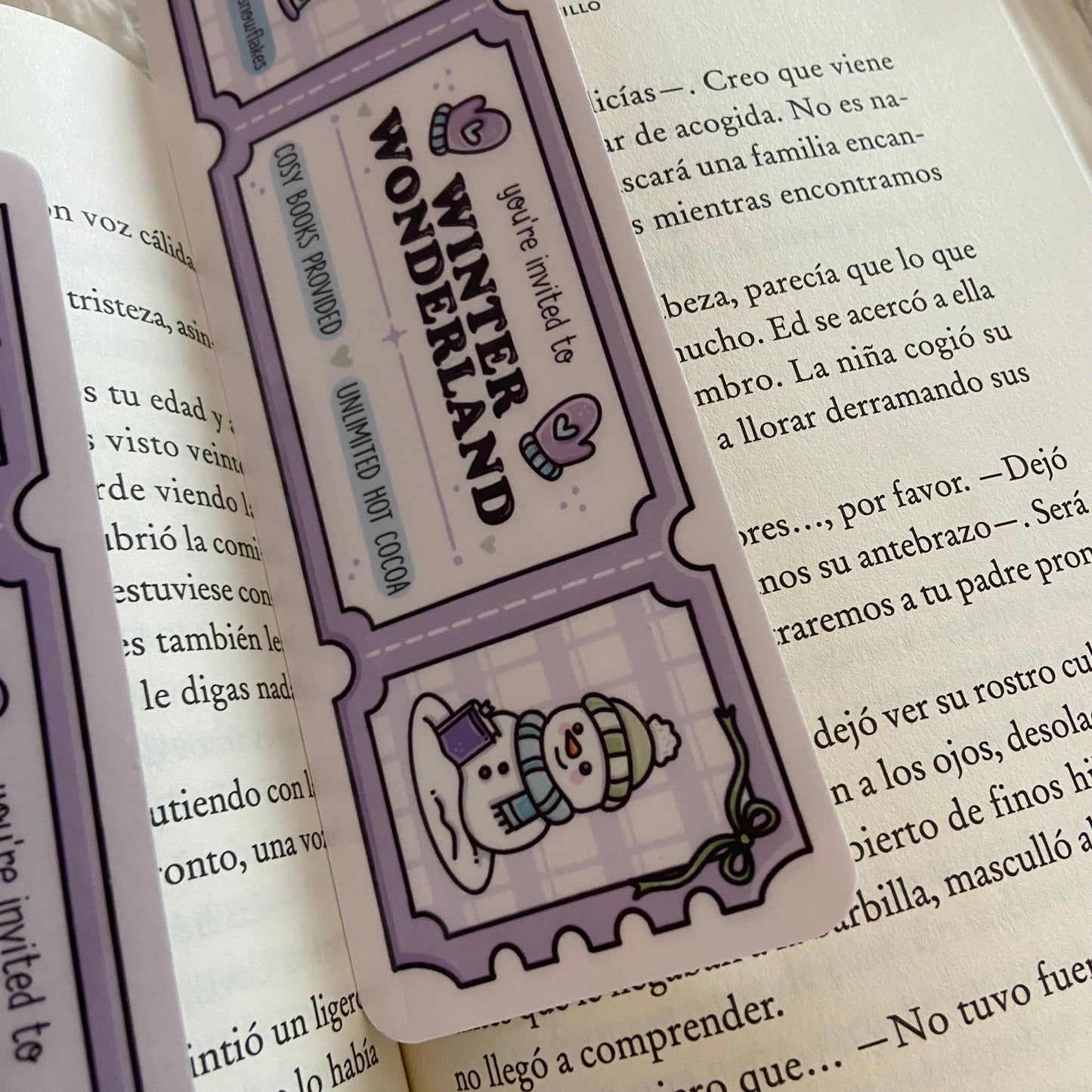 Marcapáginas Winter wonderland