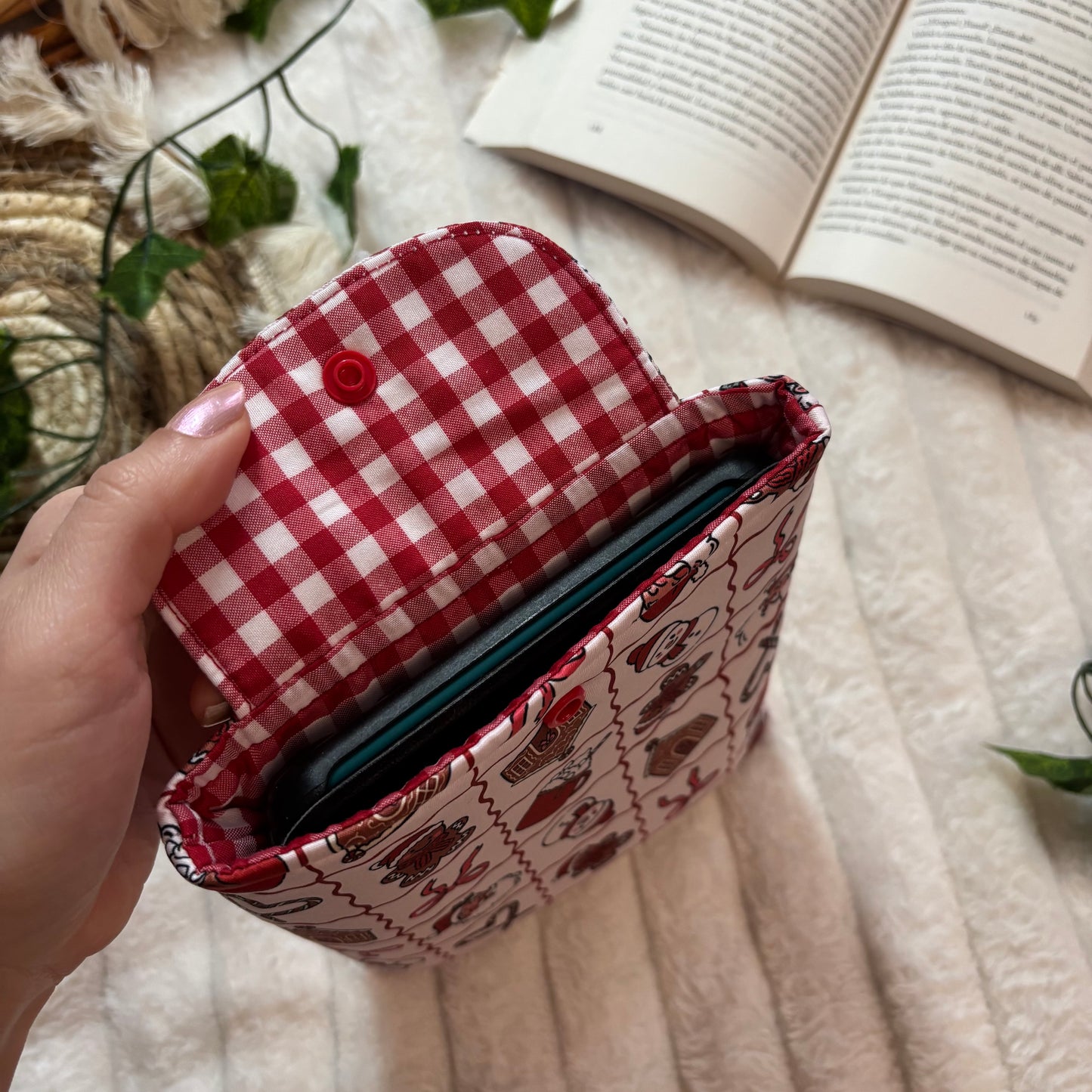 Funda kindle/kobo libra colour Santa Claus is coming to town