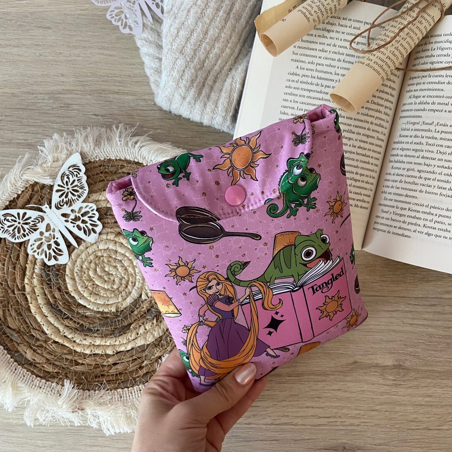 Funda kindle/kobo libra colour Rapunzel