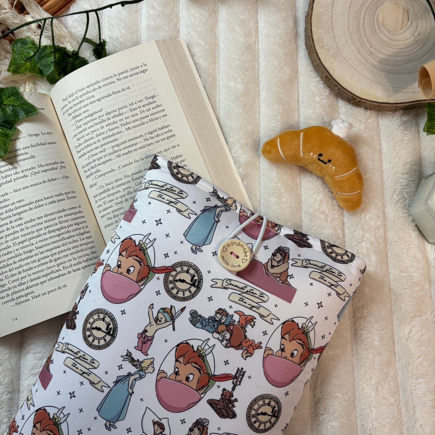 Funda literaria niños perdidos Peter Pan