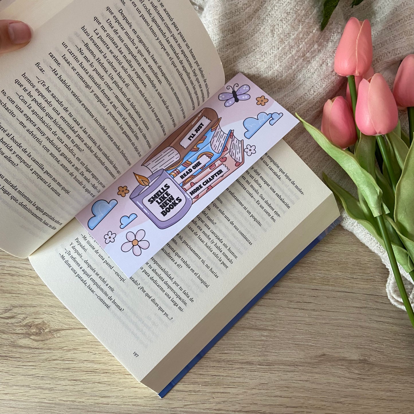 Marcapáginas smells like new books