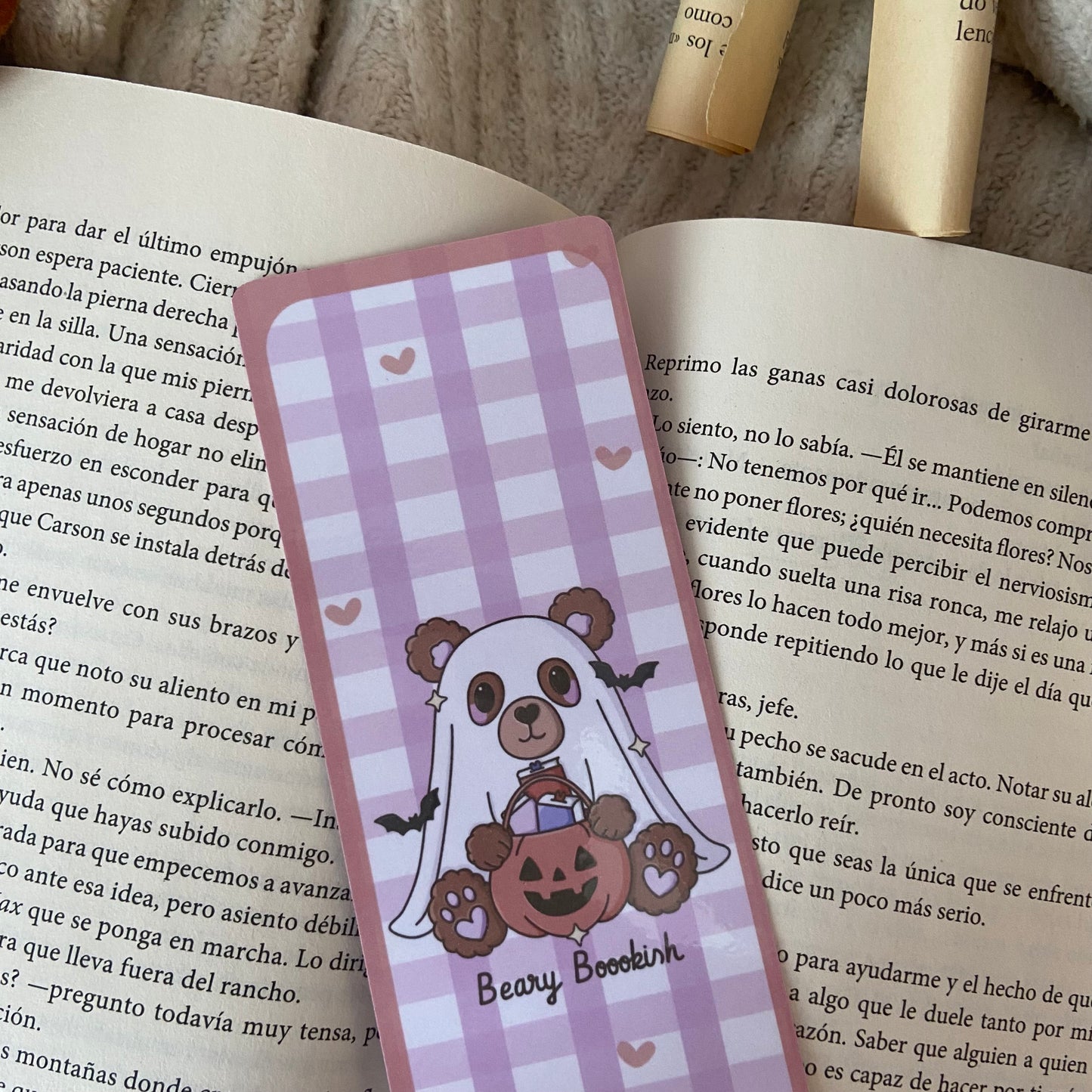 Marcapáginas Beary bookish