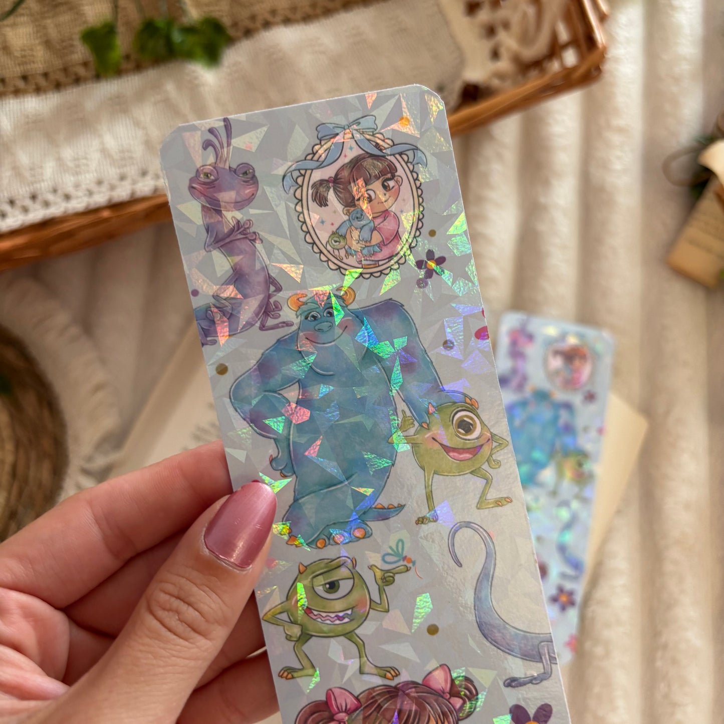 Marcapáginas Boo Monstruos S.A holográfico