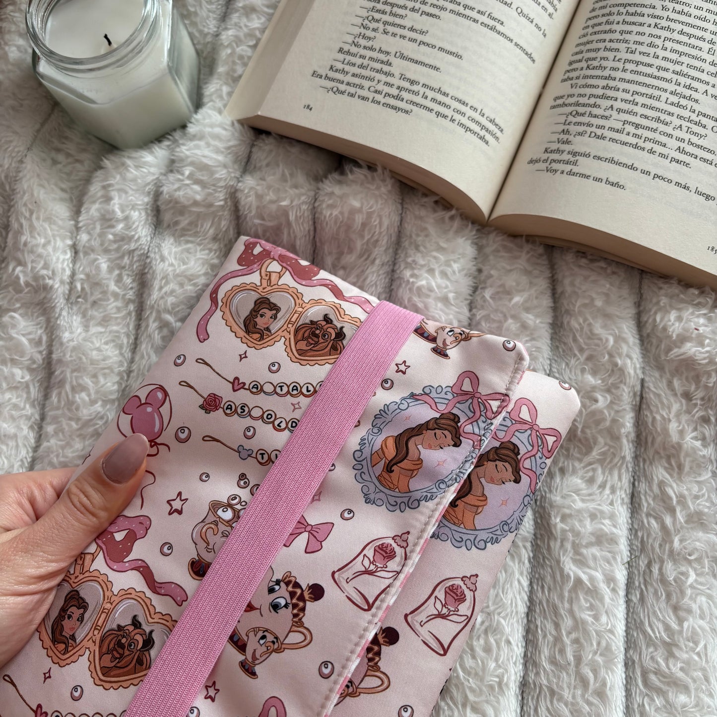 Funda de solapas para ebook Tale as old as time Bella y Bestia