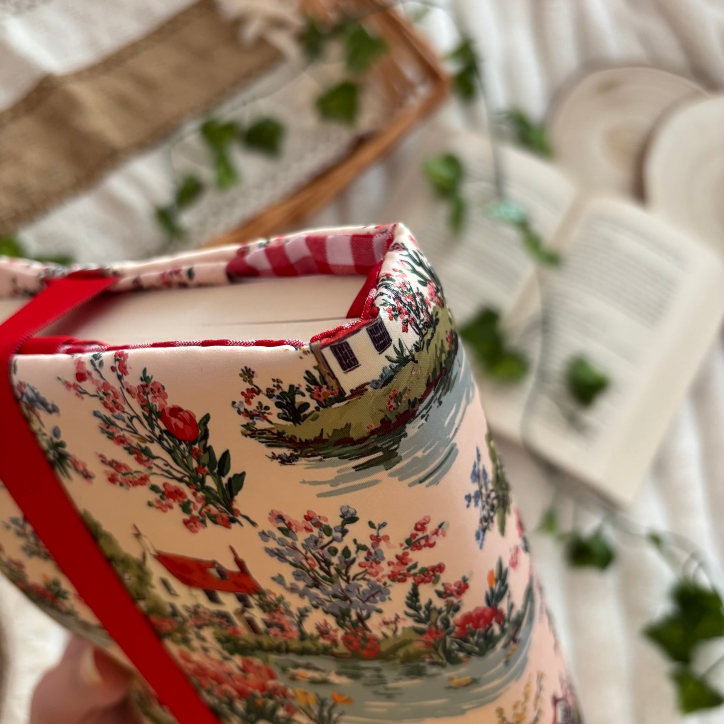 Funda ajustable pueblo primaveral