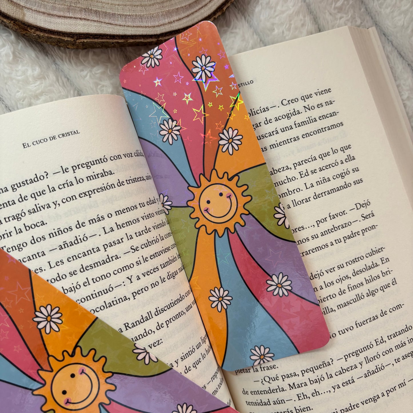 Marcapáginas el sol holográfico