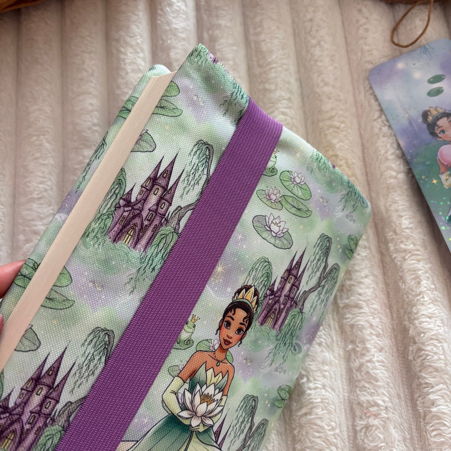 Funda ajustable Tiana y el sapo impermeable