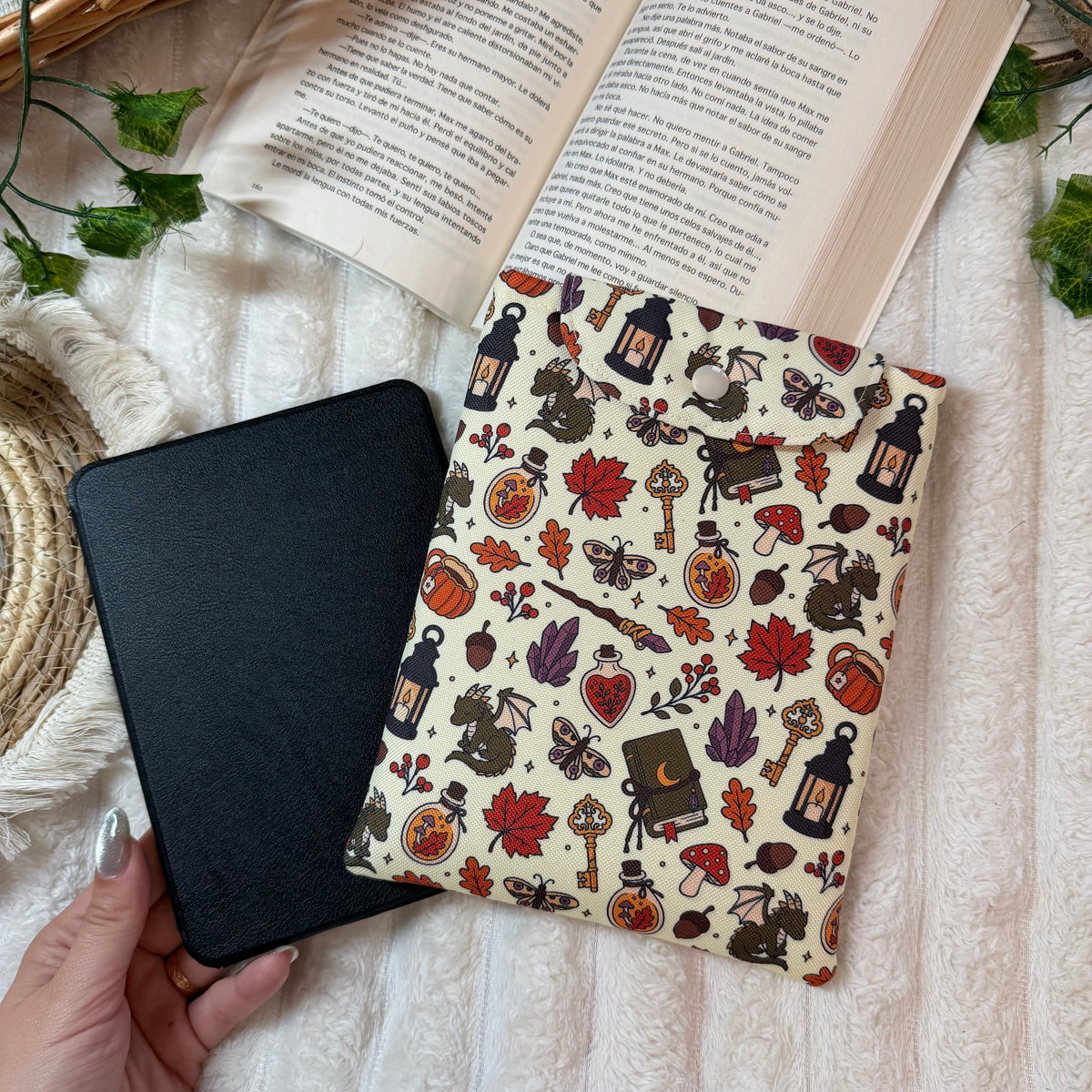 Funda kindle/kobo libra colour fantasía impermeable