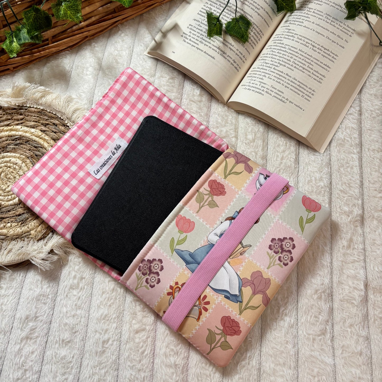 Funda de solapas para ebook Bella en primavera