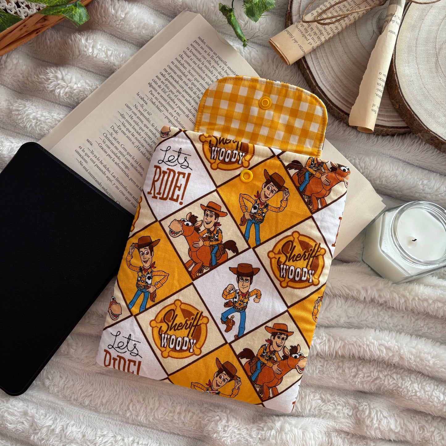 Funda para ebook Woody