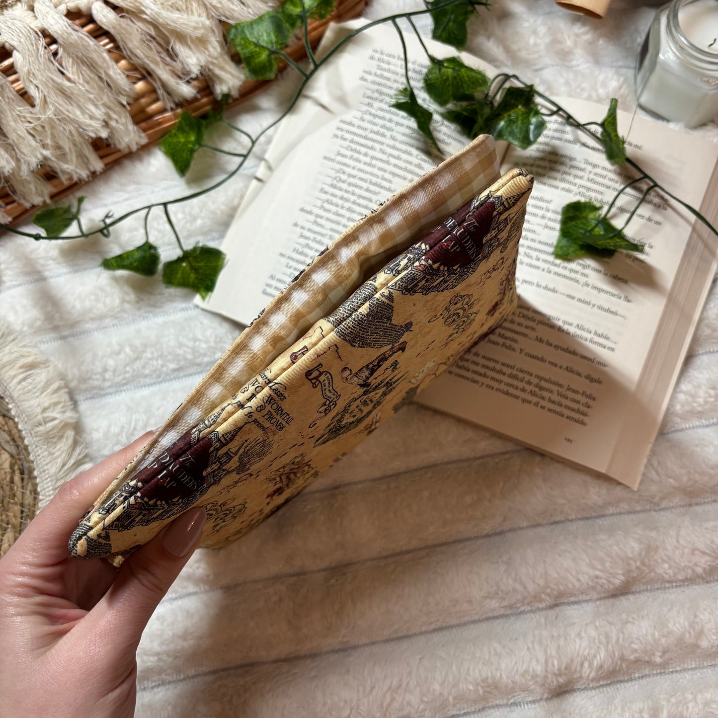 Funda de solapas para ebook mapa merodeador