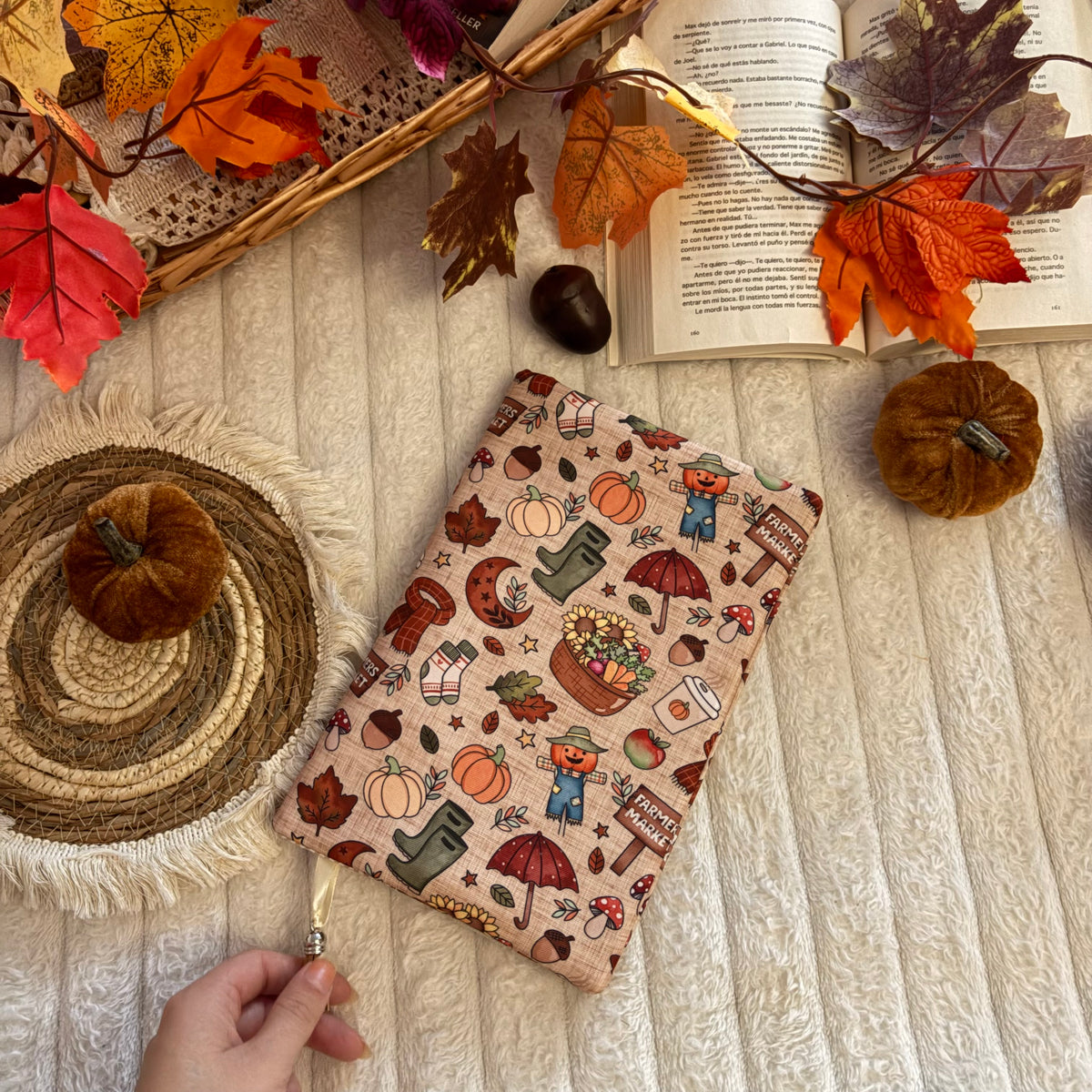 Funda ajustable farmer market in Autumn