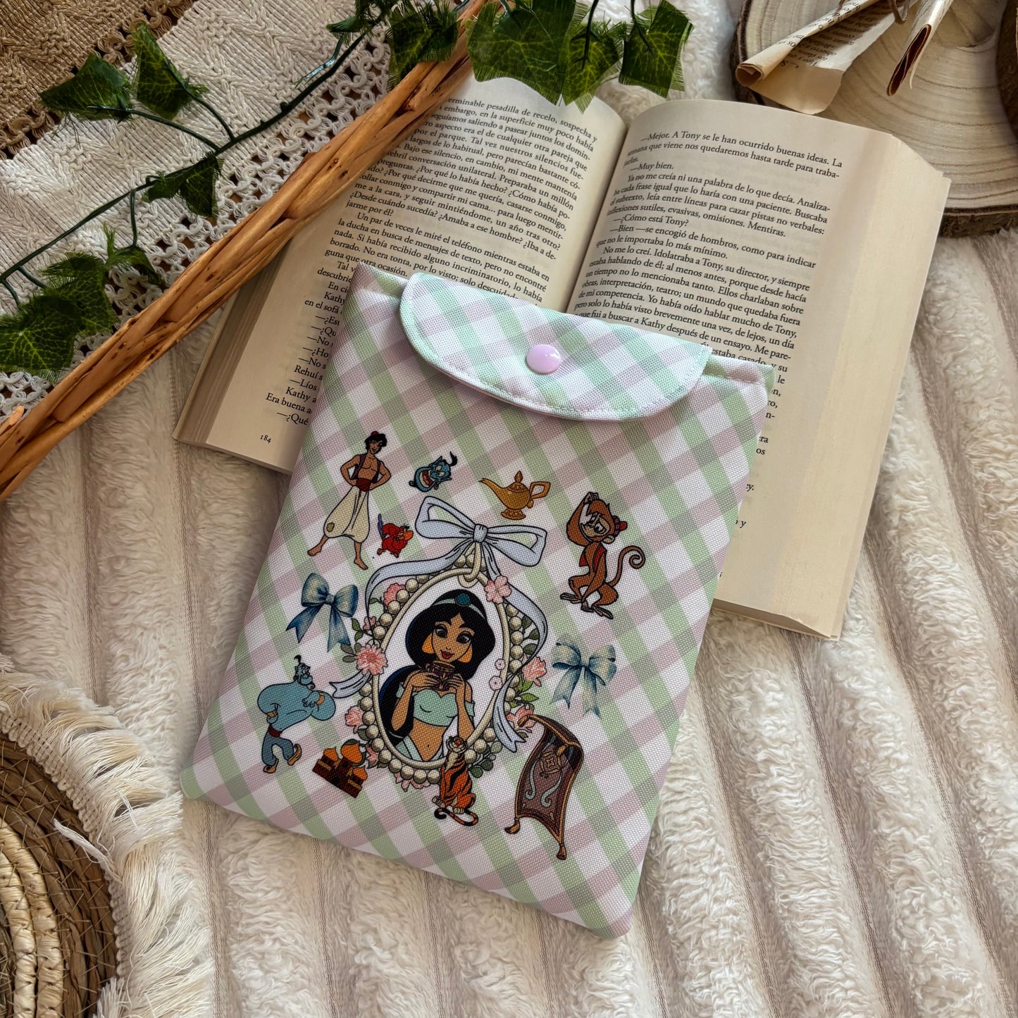Funda kindle/kobo princesa Jasmín impermeable
