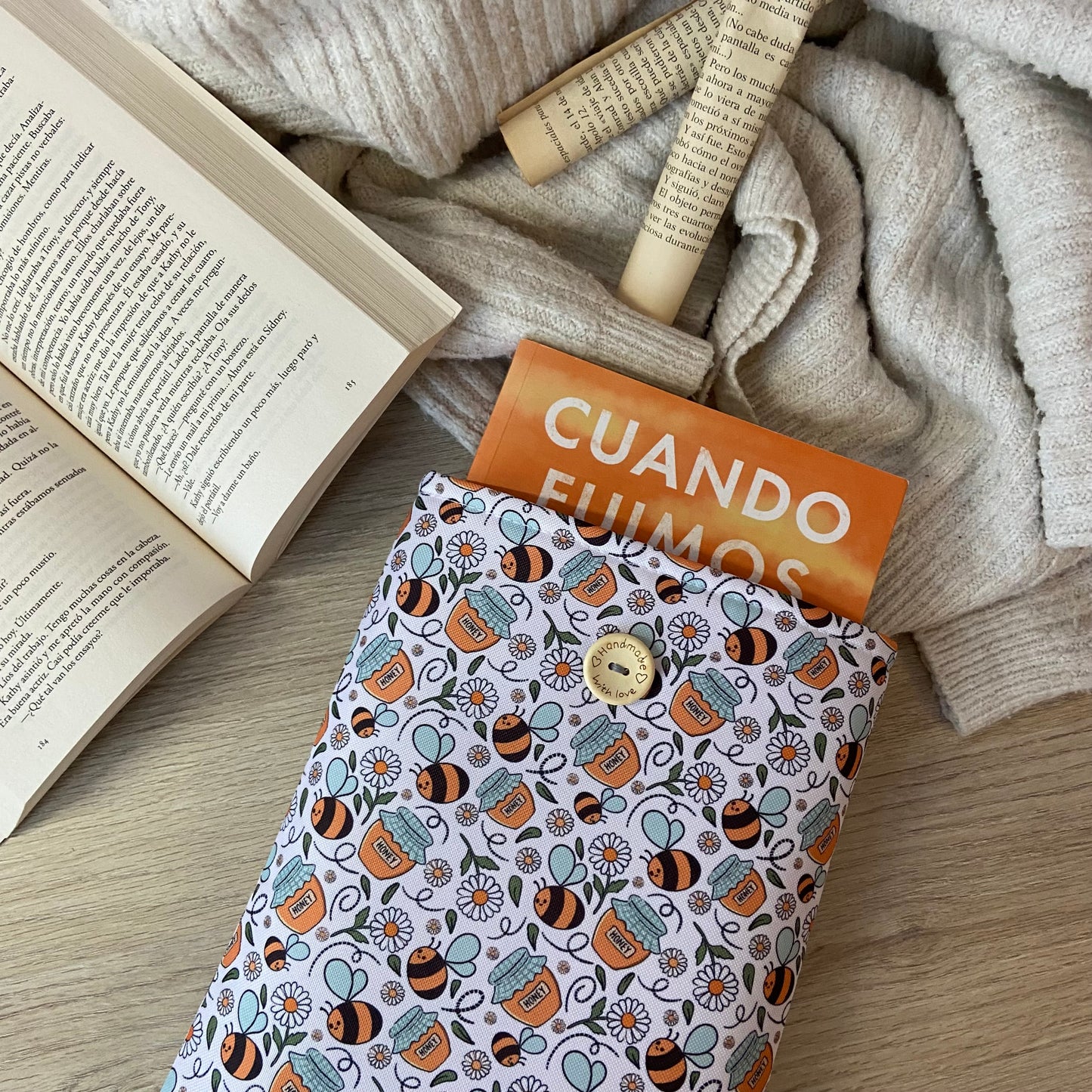 Funda literaria honey impermeable