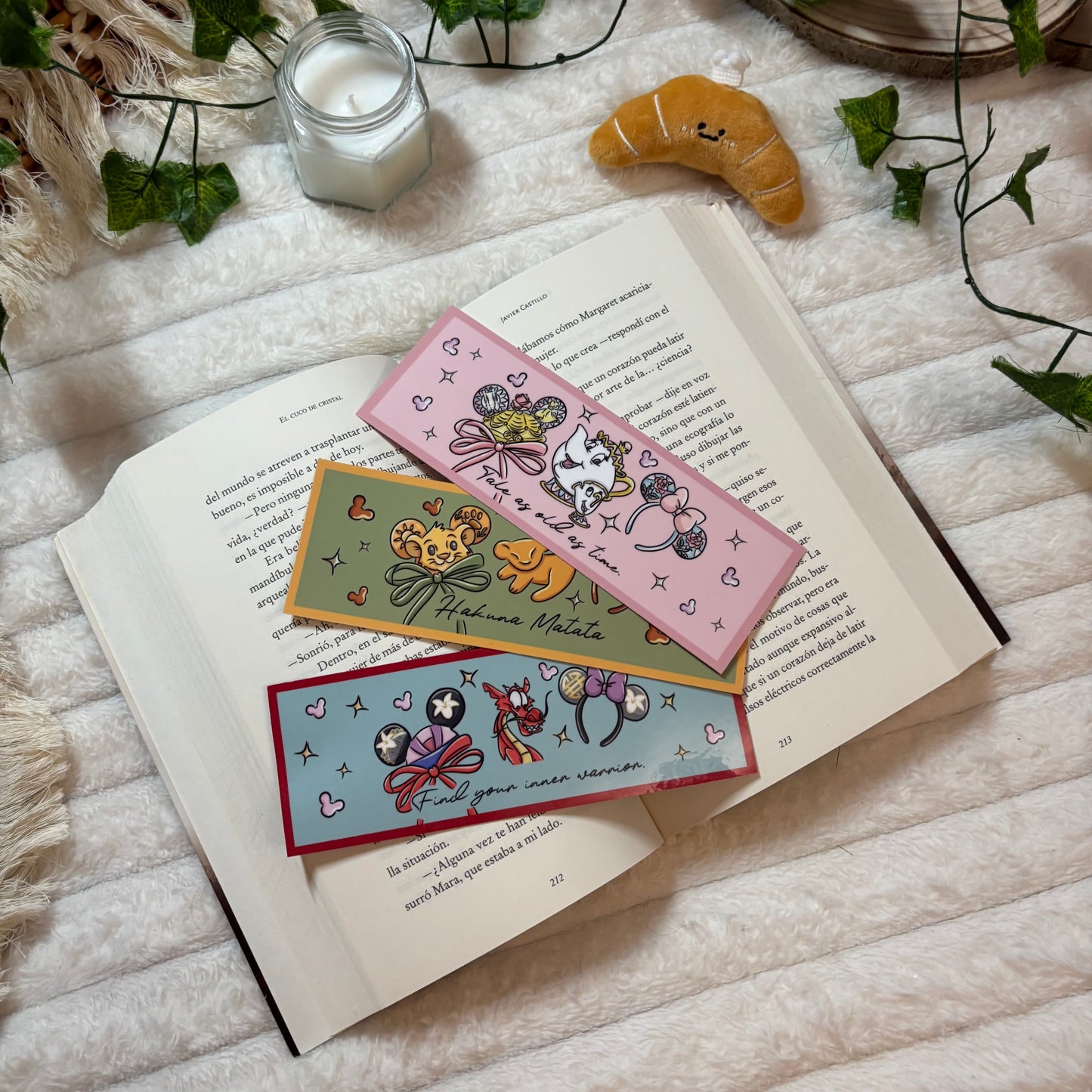 Pack 3 marcapáginas Disney