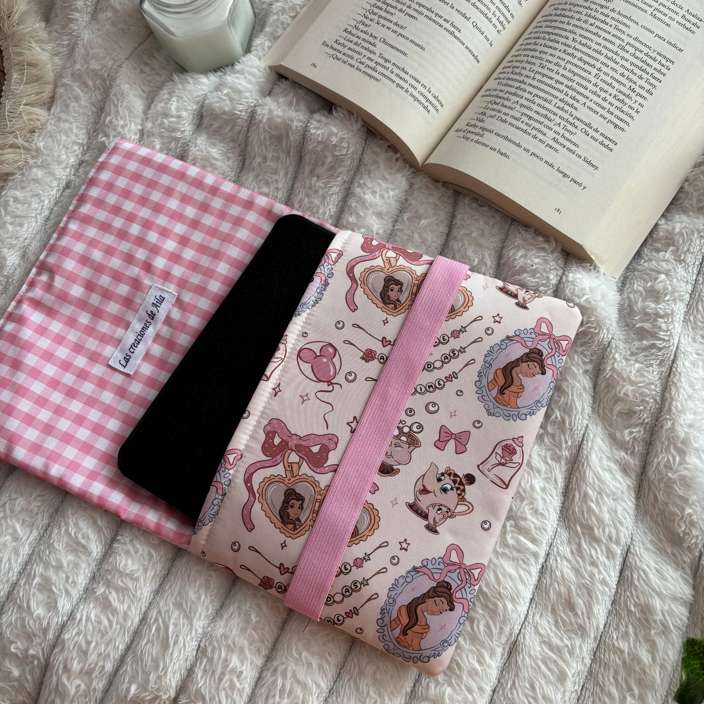 Funda de solapas para ebook Tale as old as time Bella y Bestia