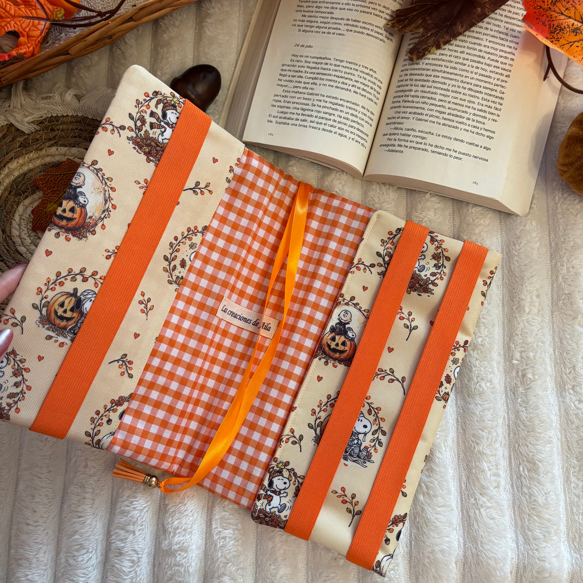 Funda ajustable Hello Autumn Snoopy impermeable