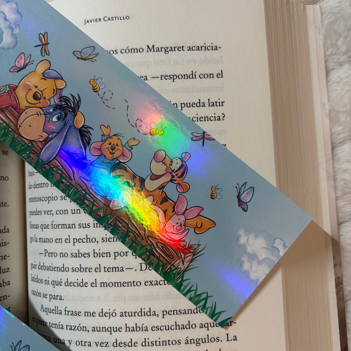 Marcapáginas Winnie the Pooh holográfico