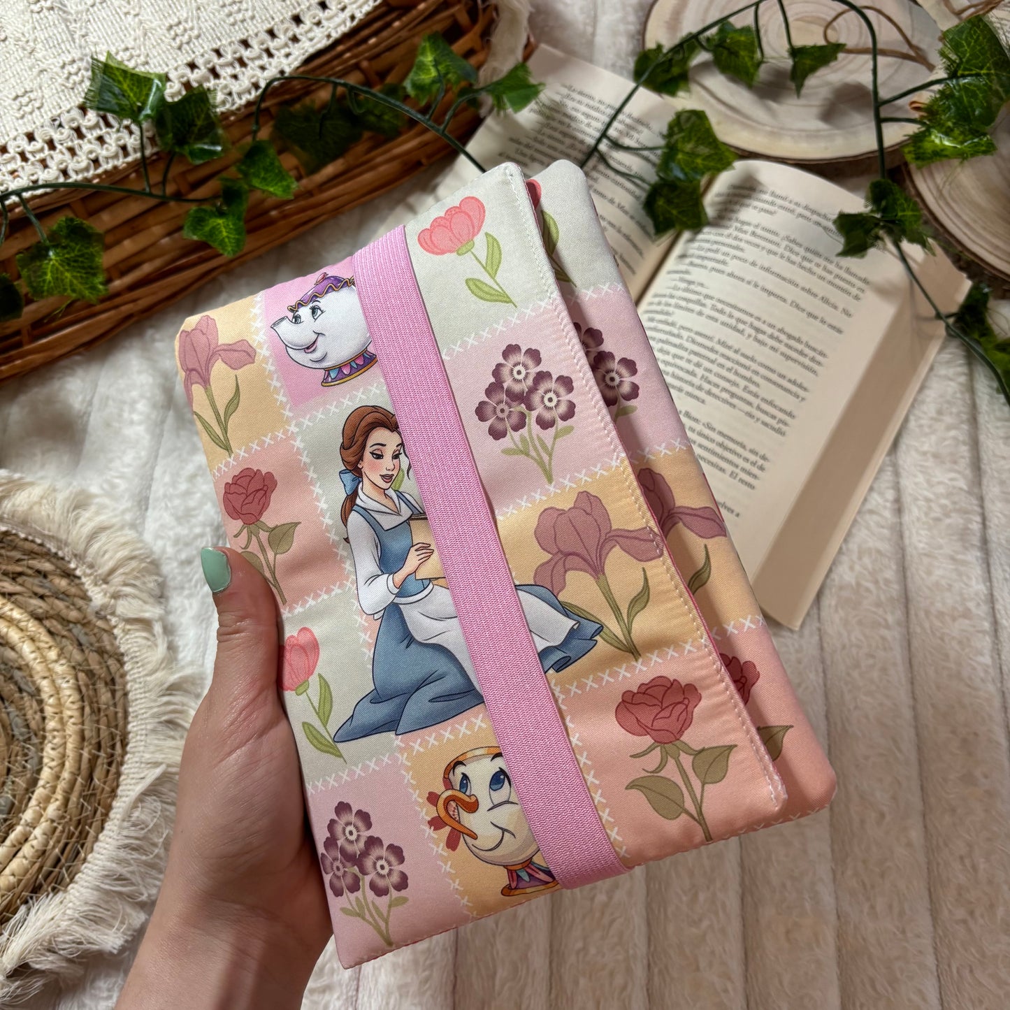 Funda de solapas para ebook Bella en primavera