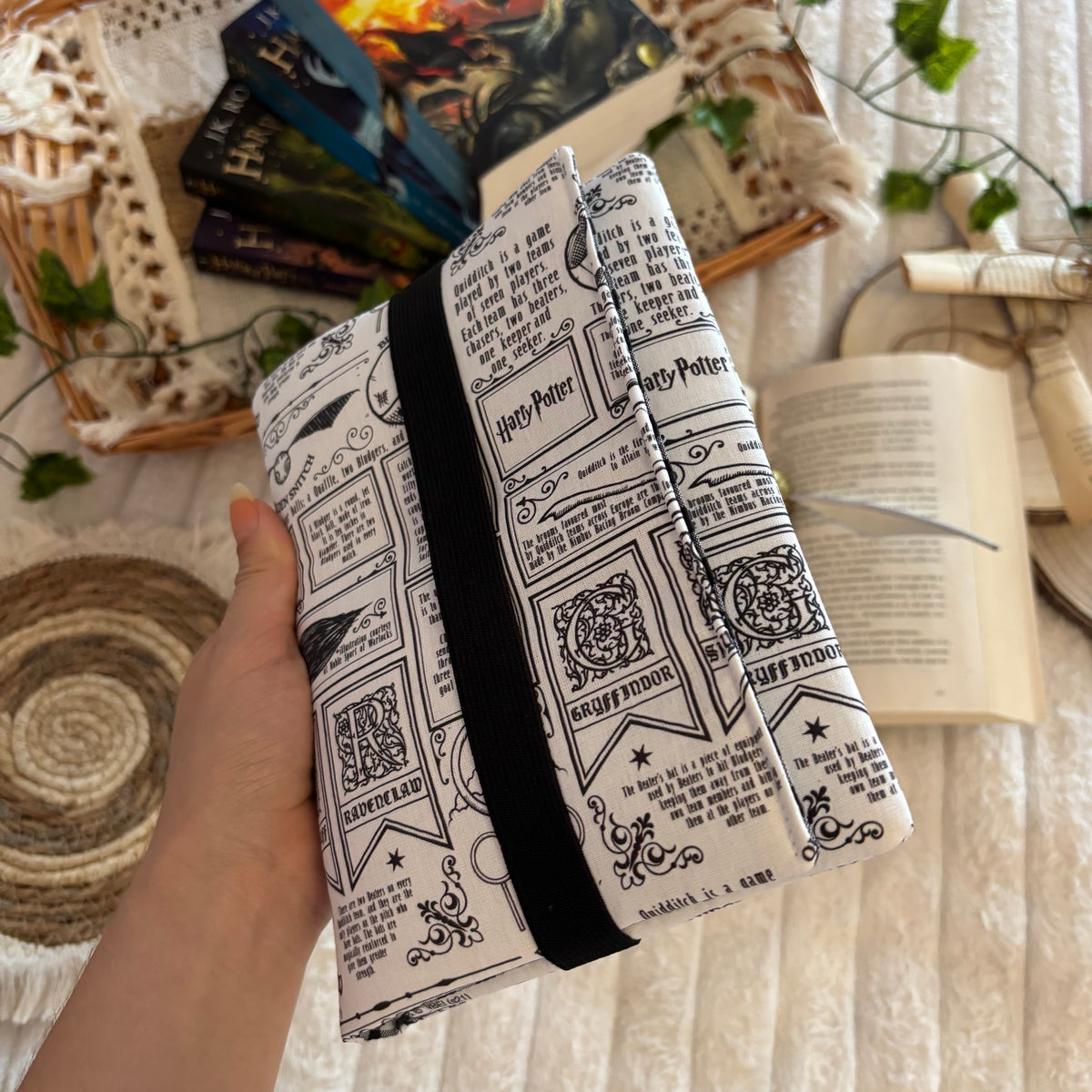Funda para ebook con solapa Quidditch