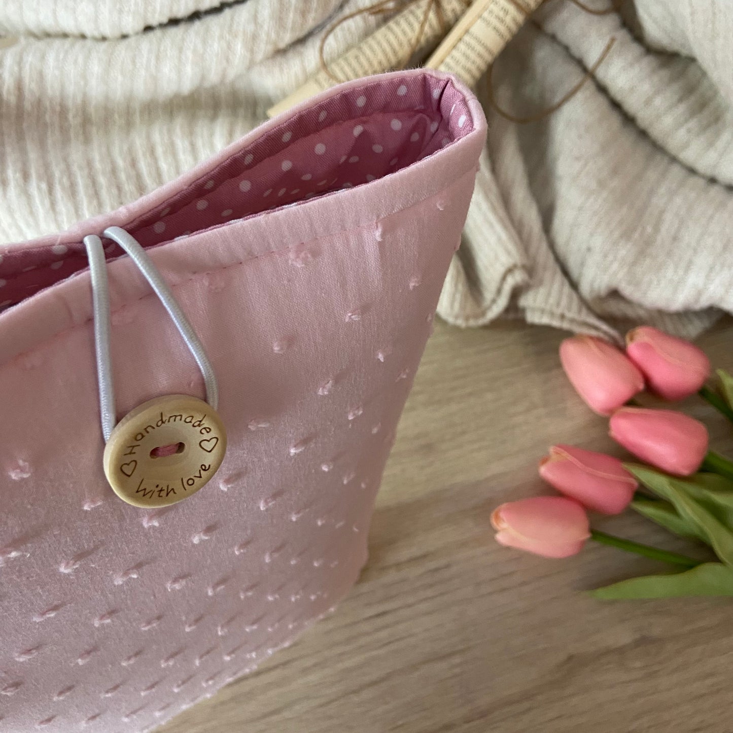 Funda literaria plumeti rosa